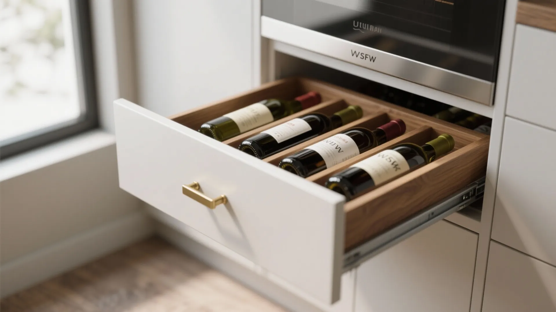 2. Under-counter pull-out drawers