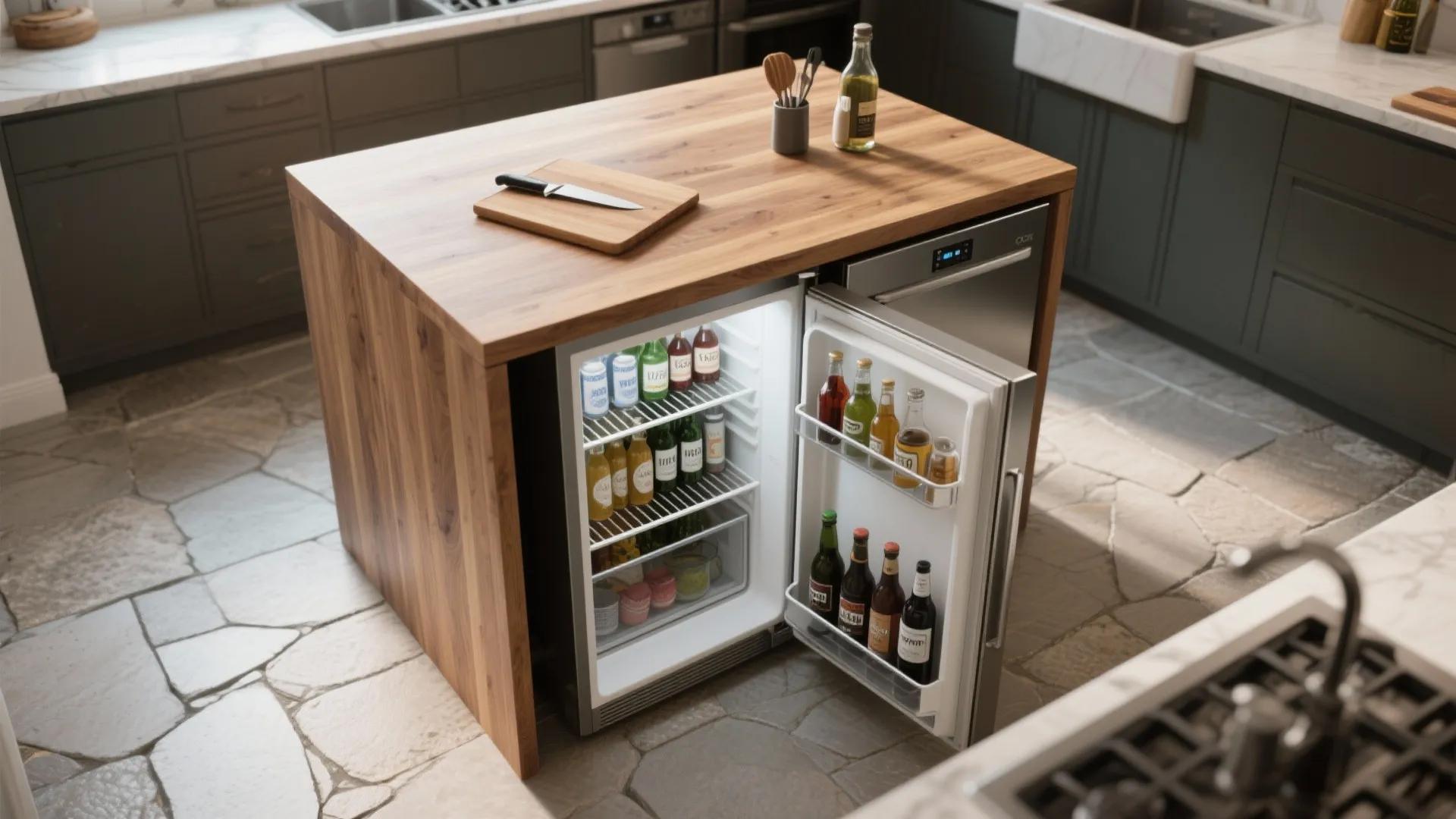 3. Under-Counter and Mini Fridge Solutions