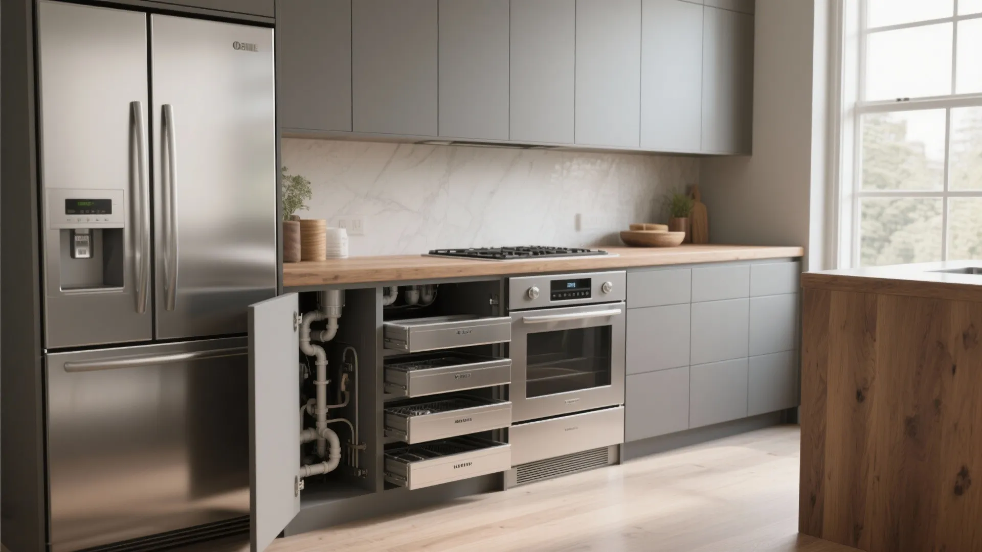 3. Under-Counter Stacker in the Kitchen