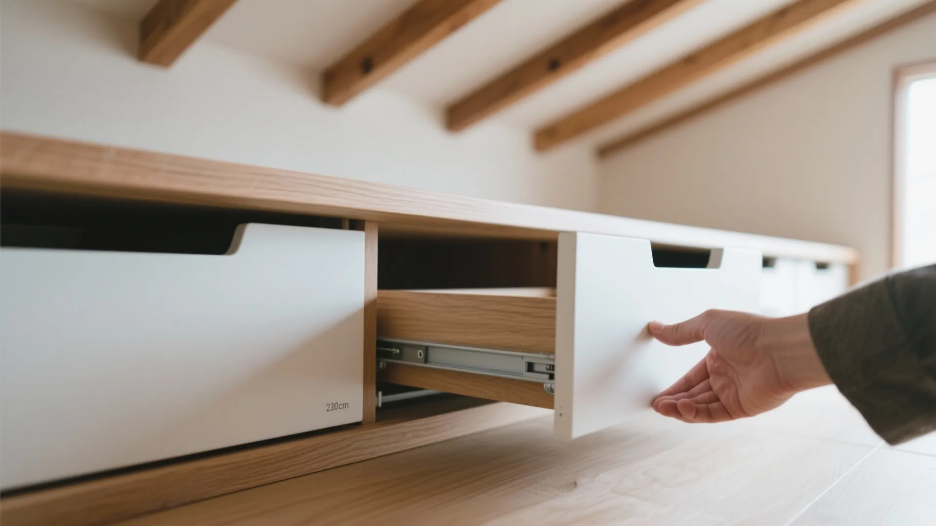 Tips 4: “収納技巧”は縦と床下で稼ぐ——天井235cm×床下20cmの二層計画