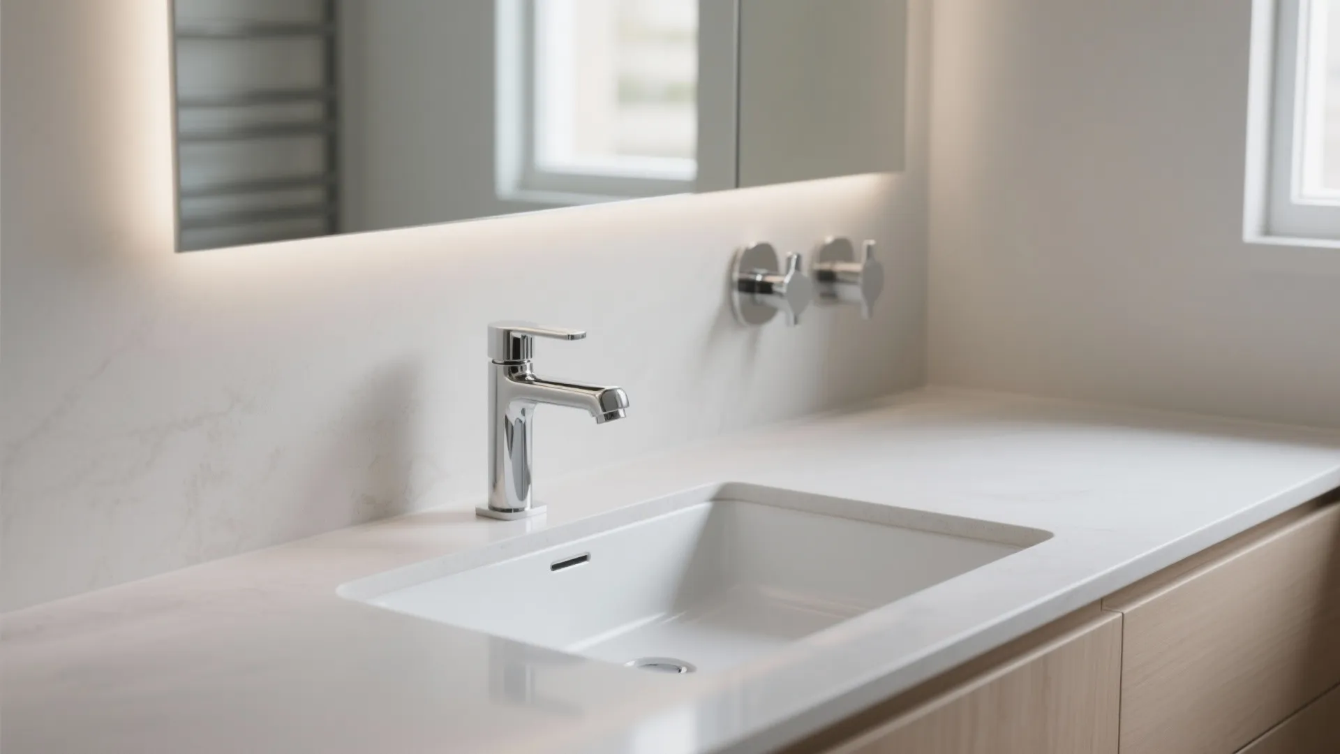 4. Undermount Basins for Easy Clean-Up