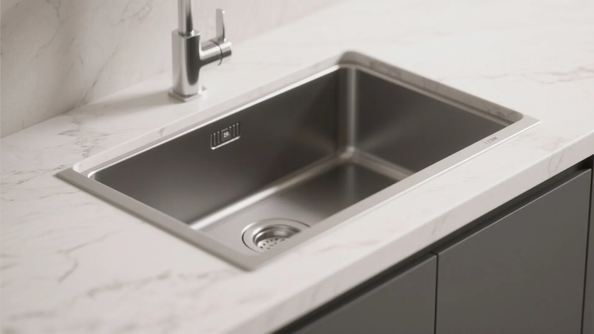 5. Edge detail and undermount reveal for easy cleaning