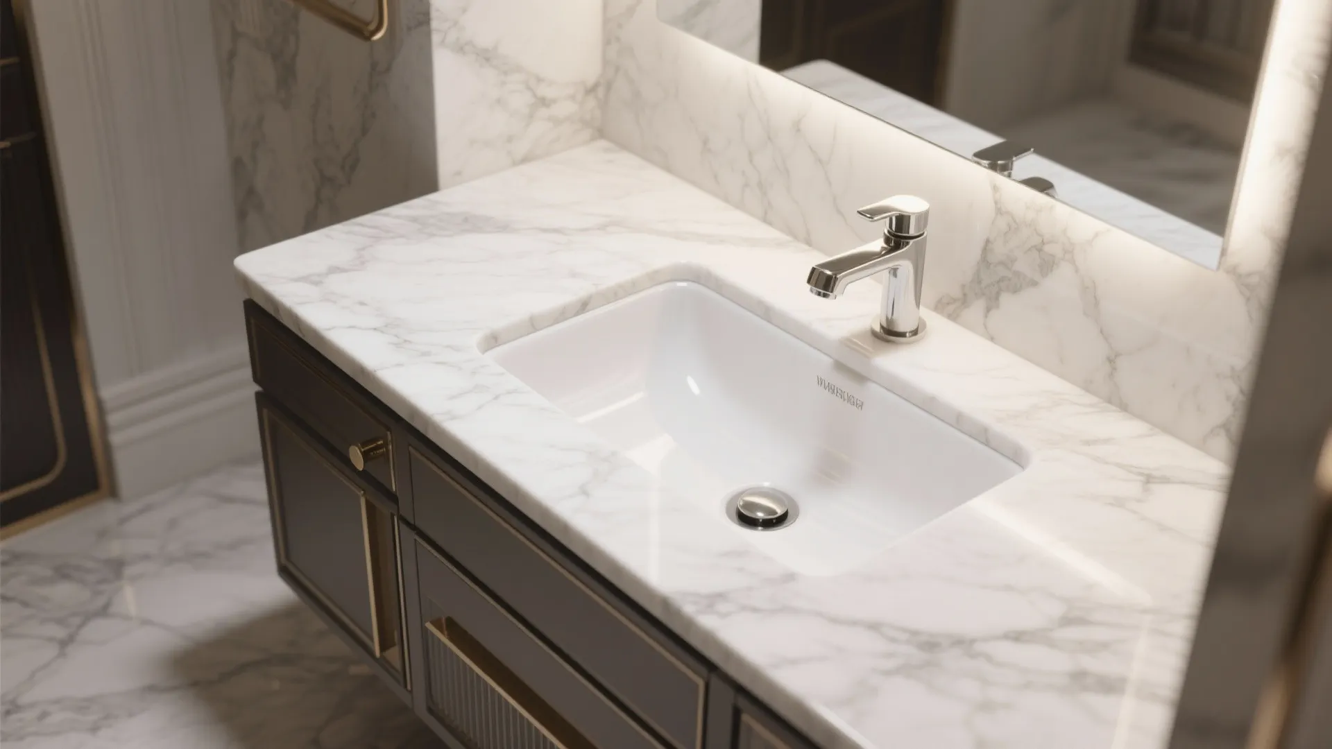 Undermount Sink for Clean Lines