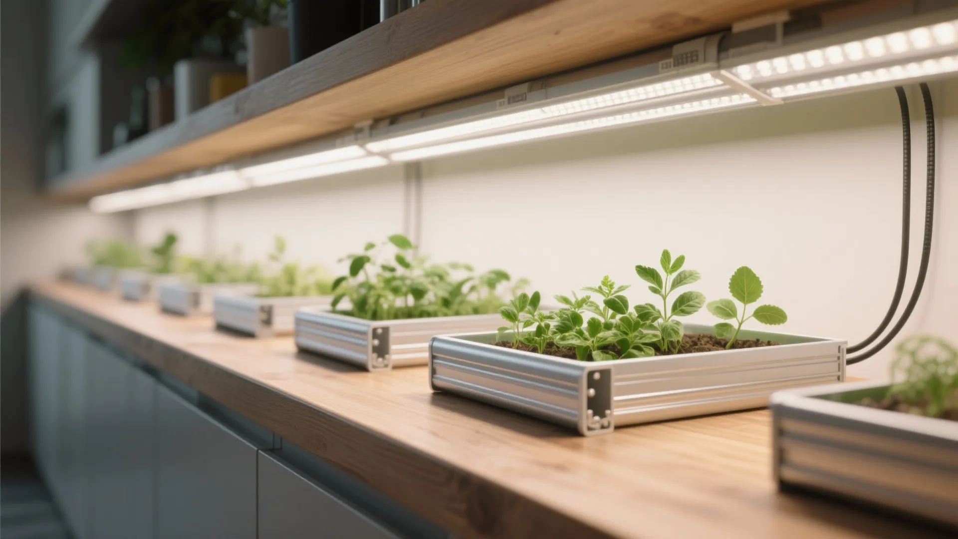 1. Under-shelf LED Strips