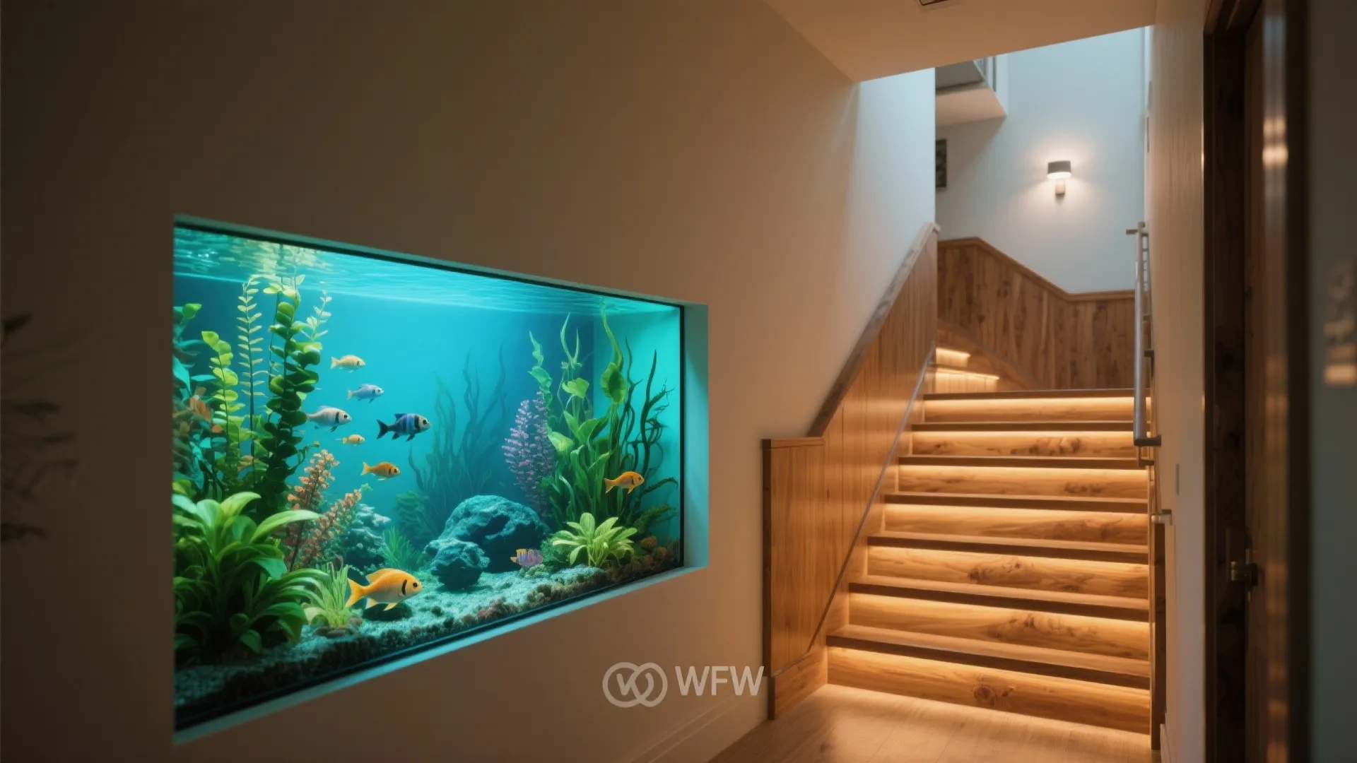 9. Understairs Aquarium