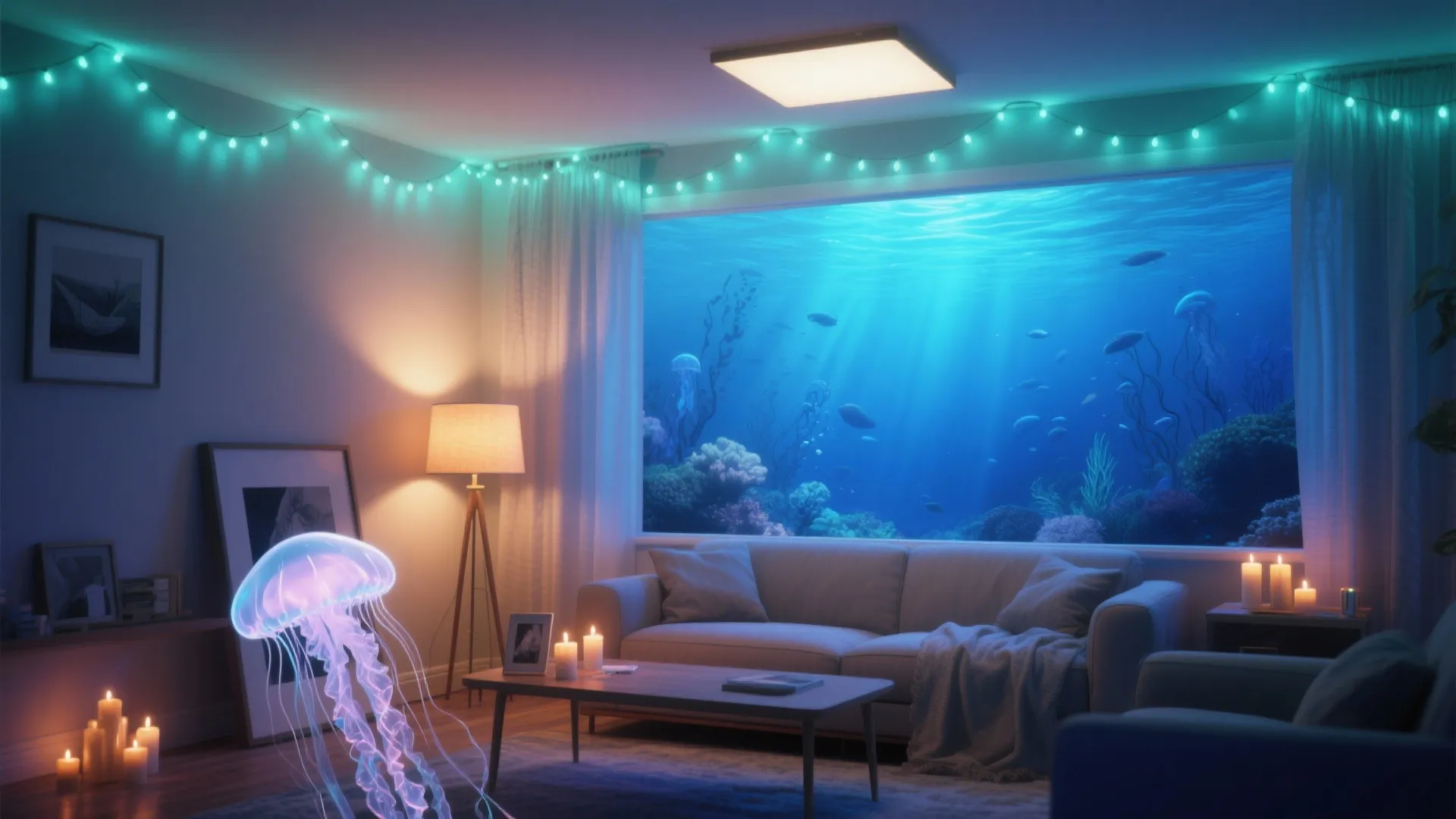 Layered Lighting for an Underwater Glow