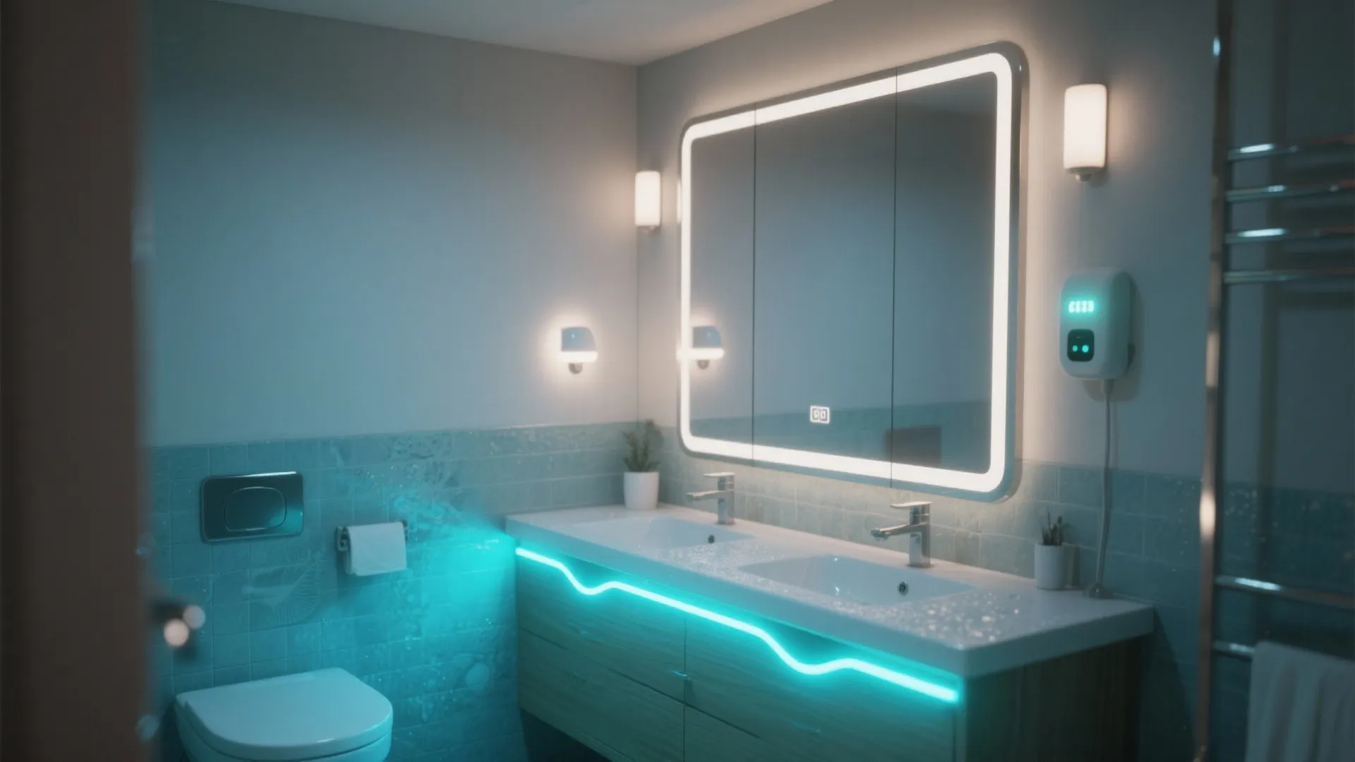 5. Interactive lighting and tech touches