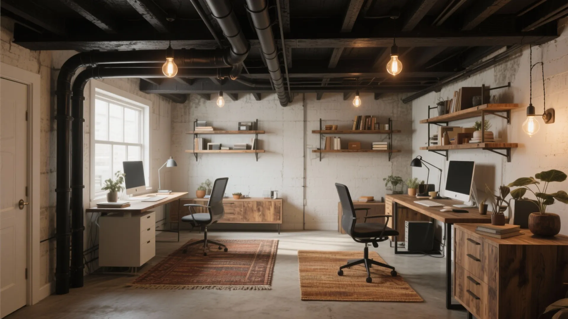 10 Unfinished Basement Office Ideas: Creative & Practical Ways to Turn Your Basement into a Functional Office