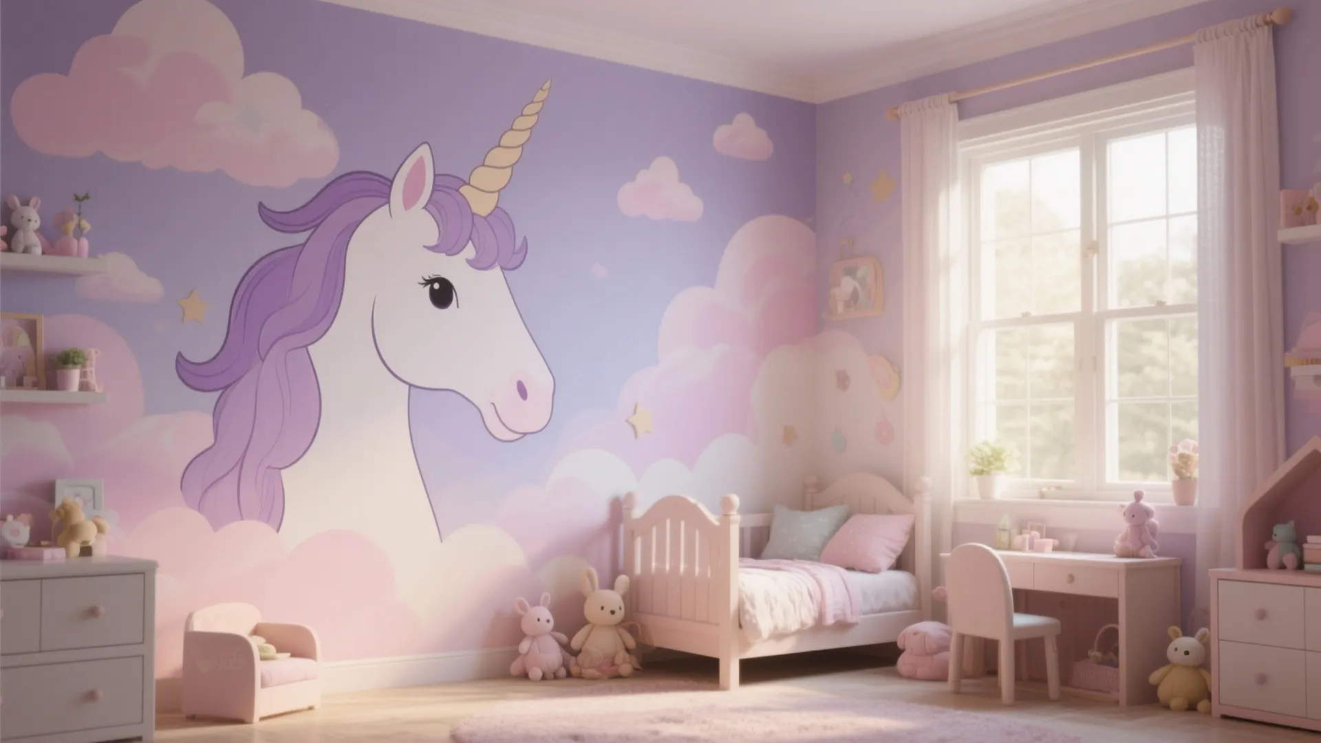 Unicorn Wall Painting Ideas: Magical Spaces Made Easy: 1 Minute to Discover Fast-Track Guide to Unicorn Wall Painting for Your Home