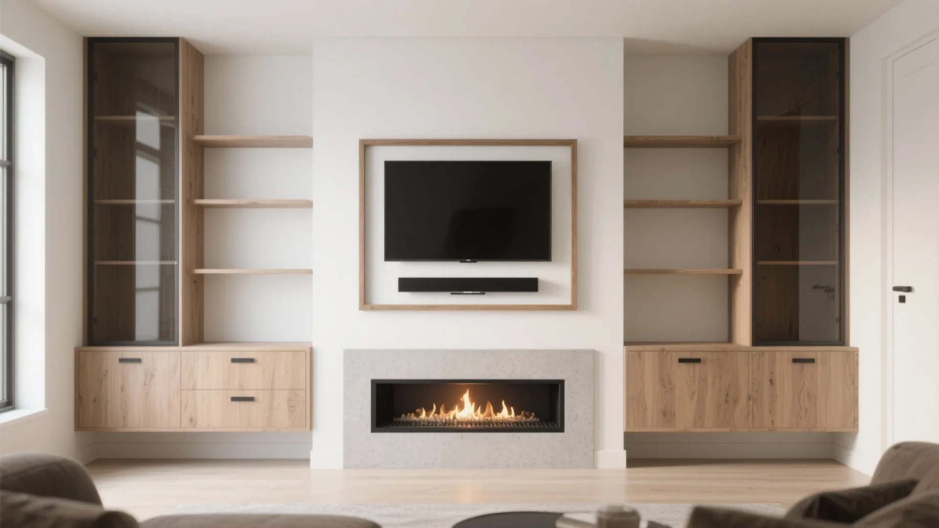 Unified Focal Wall: Built-Ins That Marry TV and Fireplace
