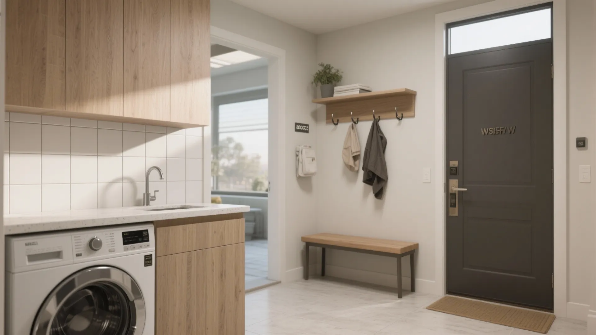 5. Unified Entry Laundry Nook