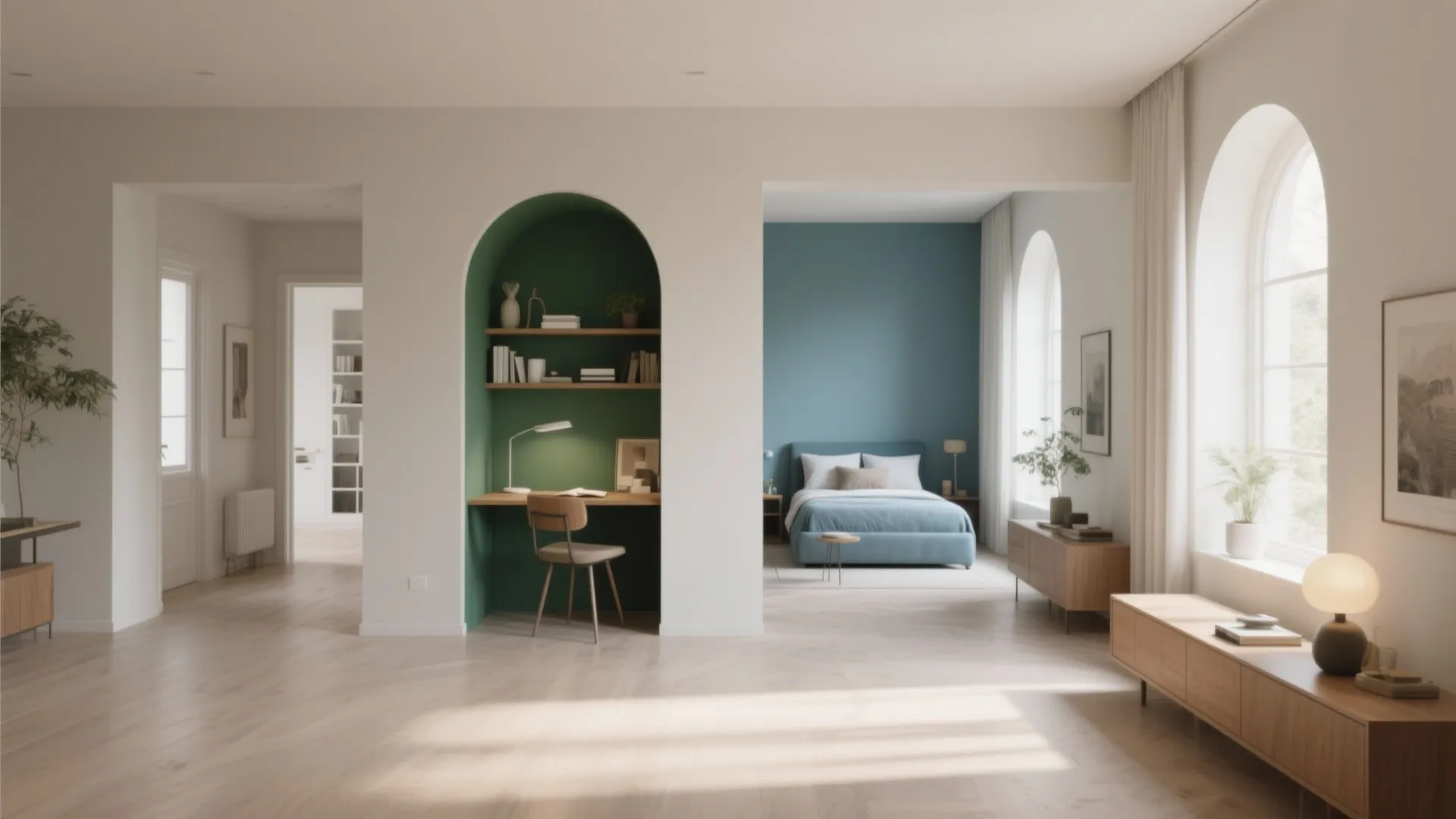 5. Unified color palette with accent corners