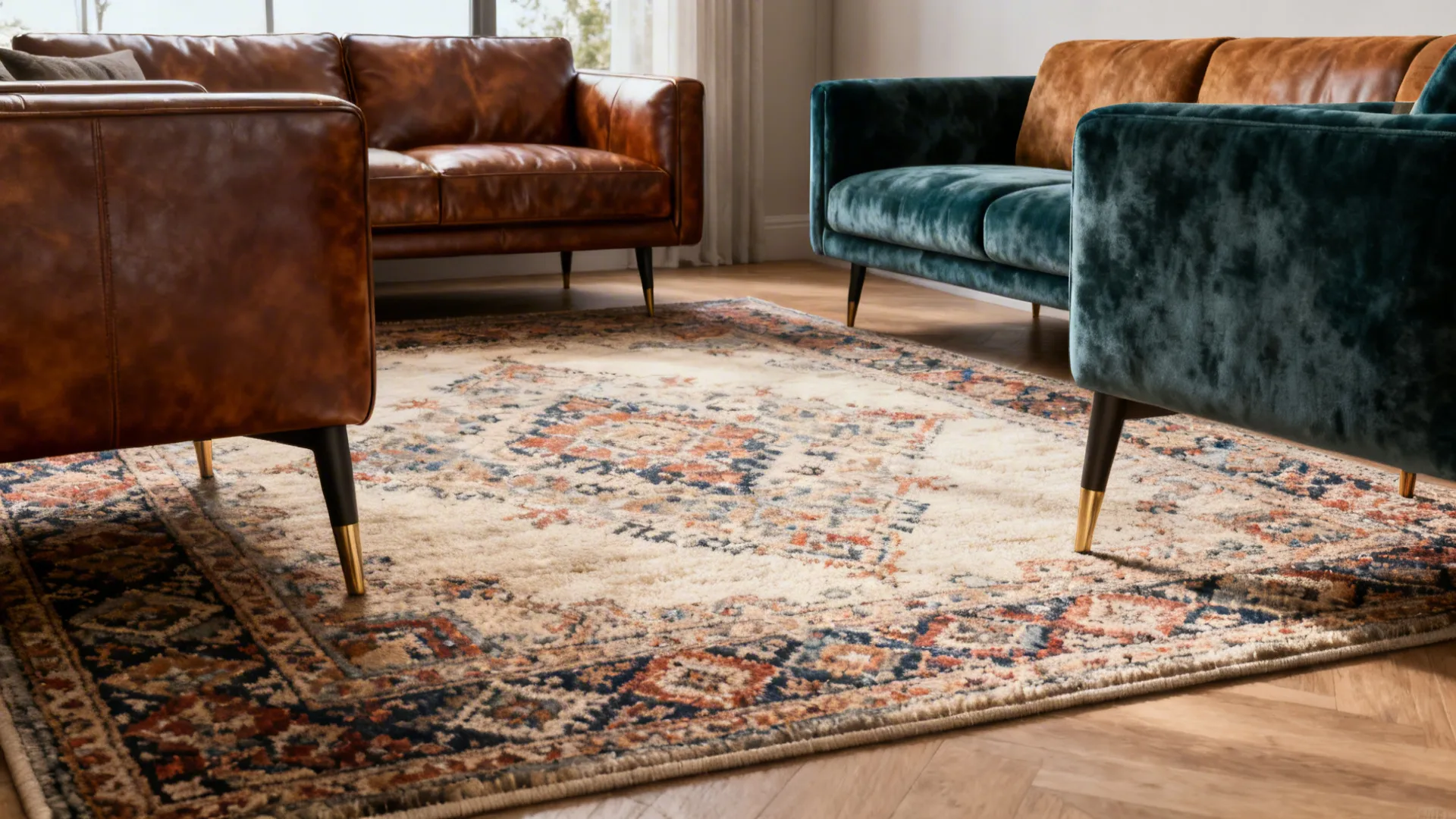 1. Anchor with a unifying rug