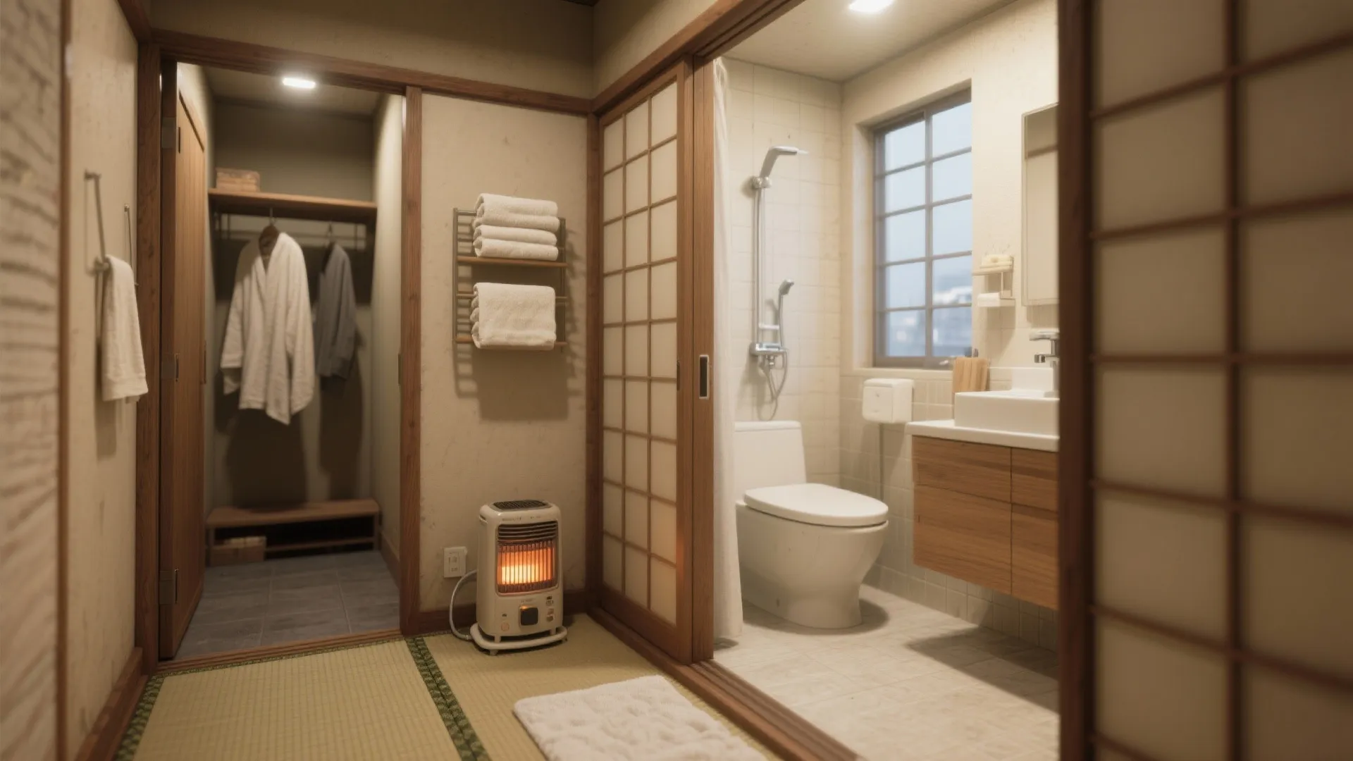 動線規画で“冷え”をつくらない：浴室と洗面の温度差を抑えるレイアウト