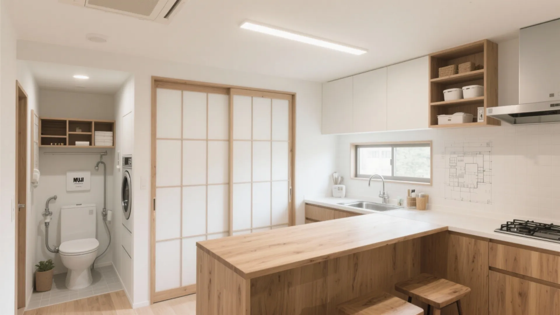 Tips 4: キッチンと水回りは“ユニット思考”—動線規格化とコスト最適化