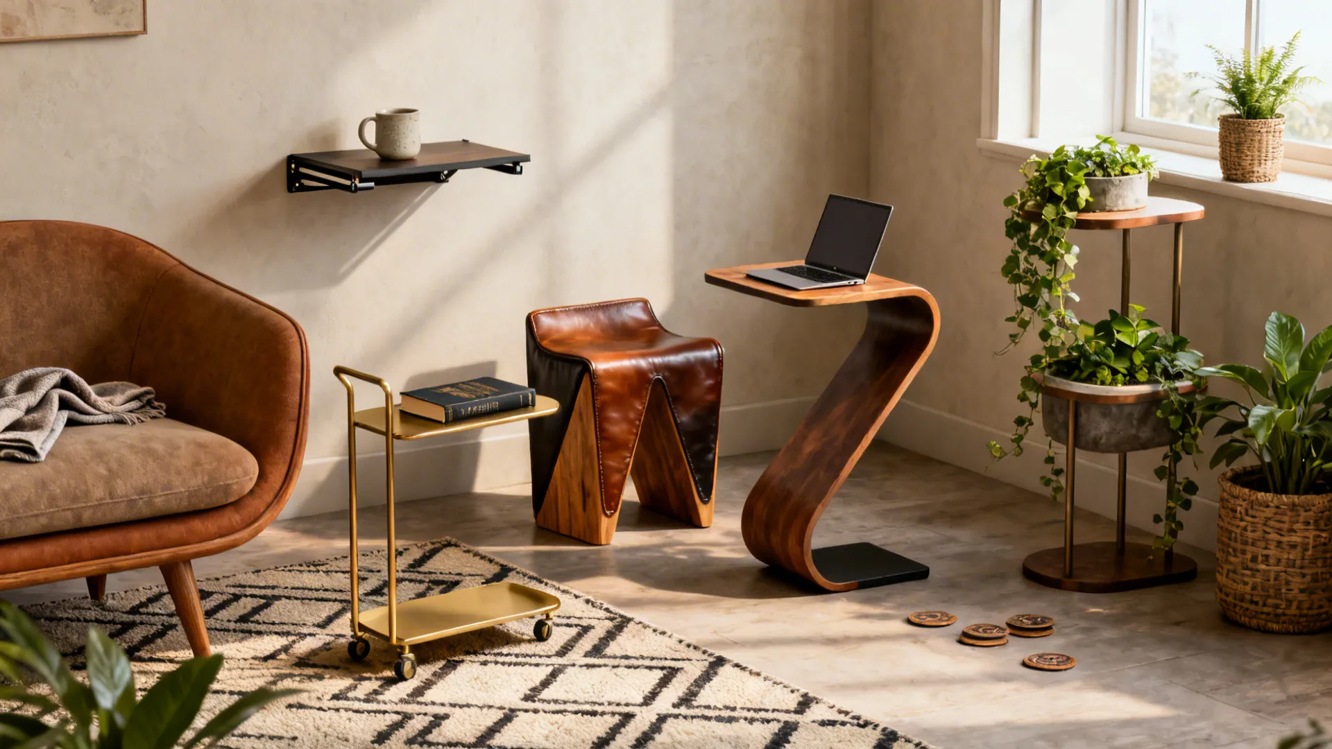 5 Unusual Side Tables for Small Living Rooms