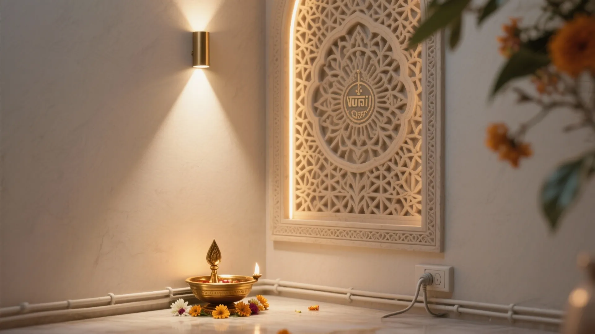 Accent up/down lights for ritual drama