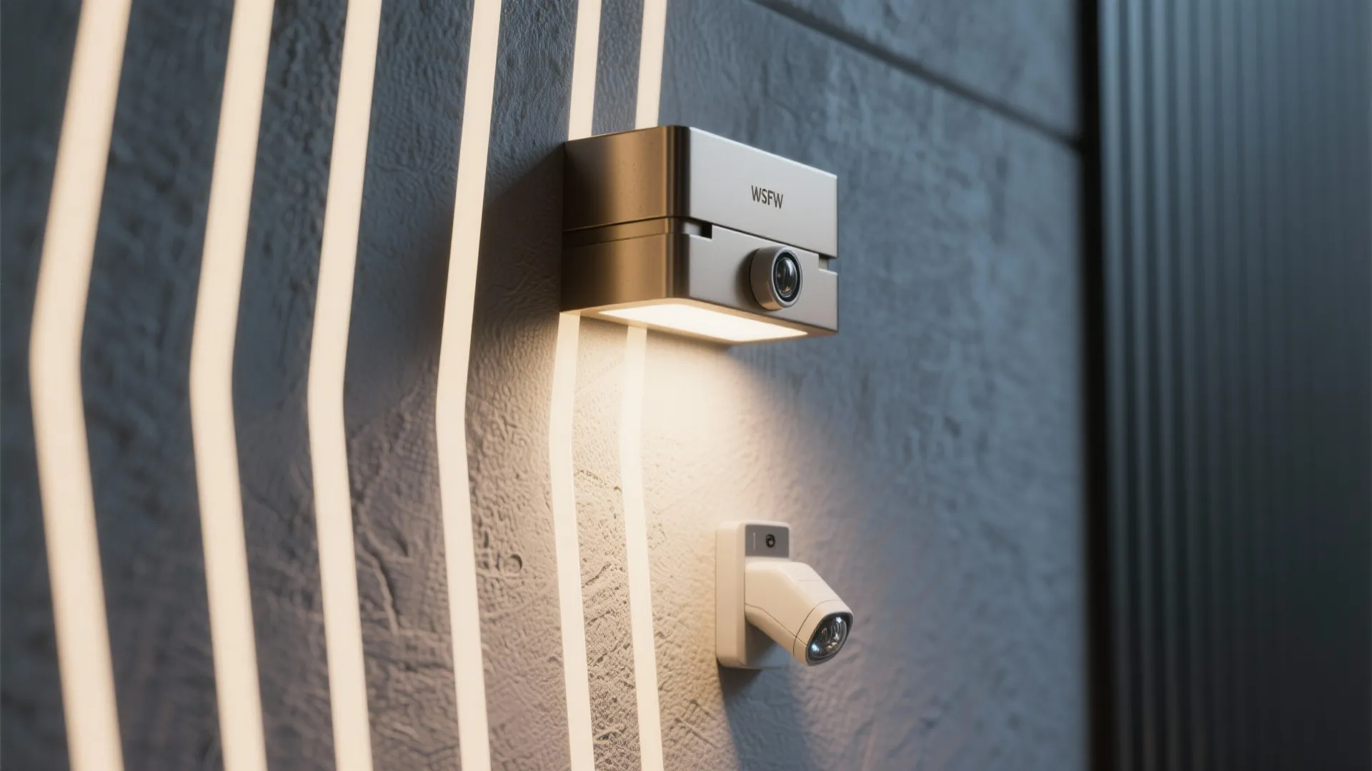 5. Decorative Up/Down Lights with Directional Sensors