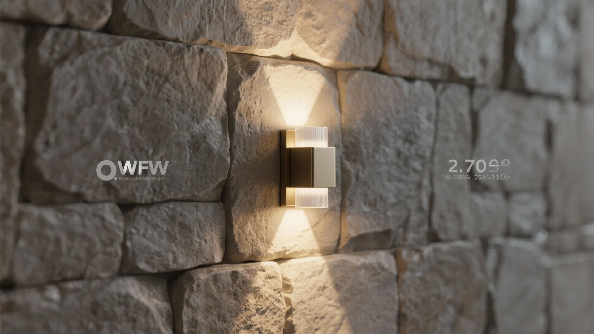 1. Up-and-down LED sconces to sculpt the wall