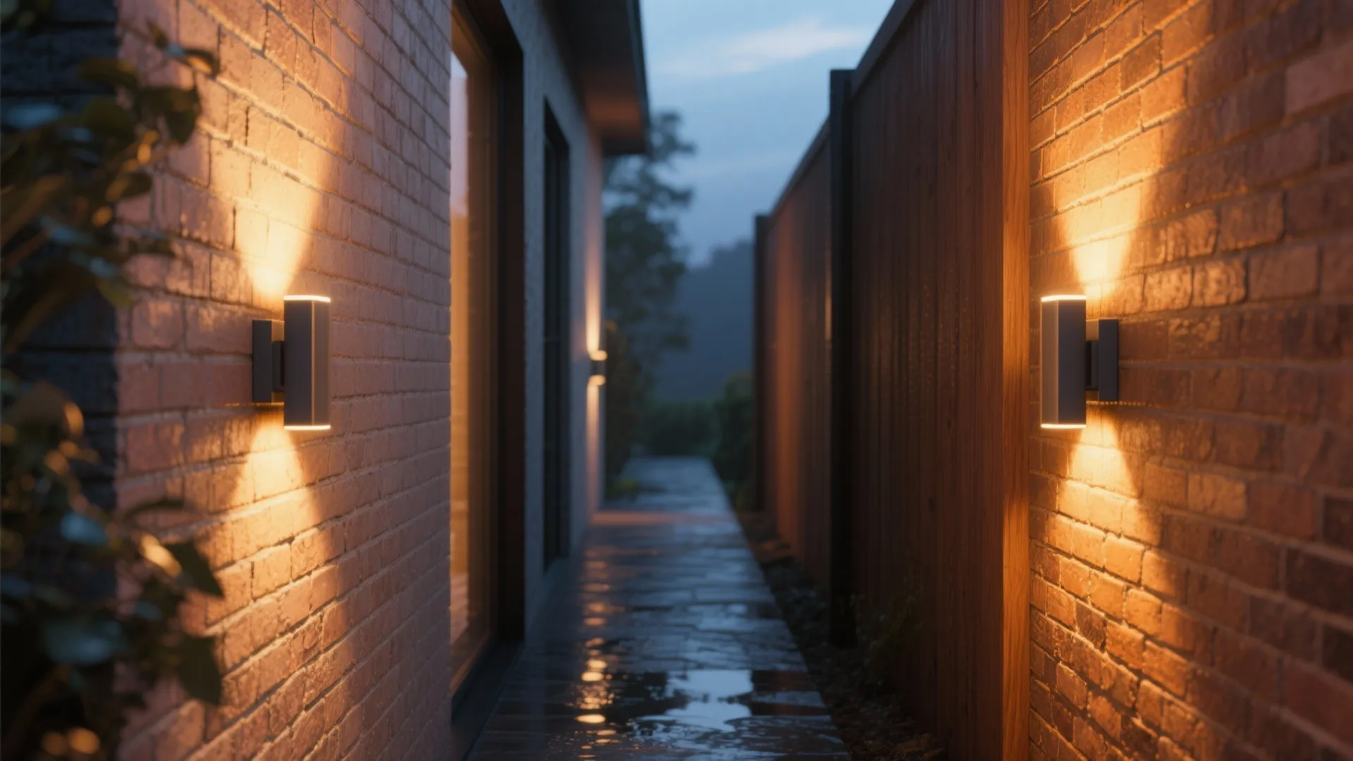 1. Up-and-Down Sconces for Ambience