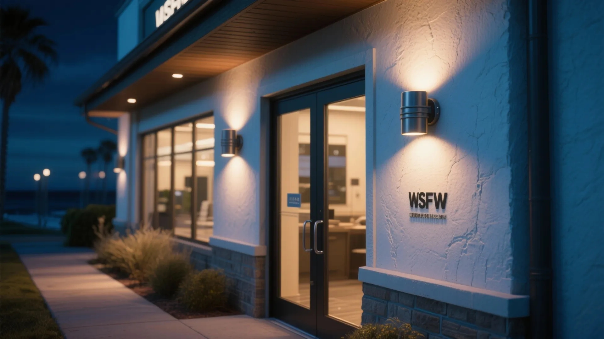 4. Weatherproof up-and-down sconces for layered lighting