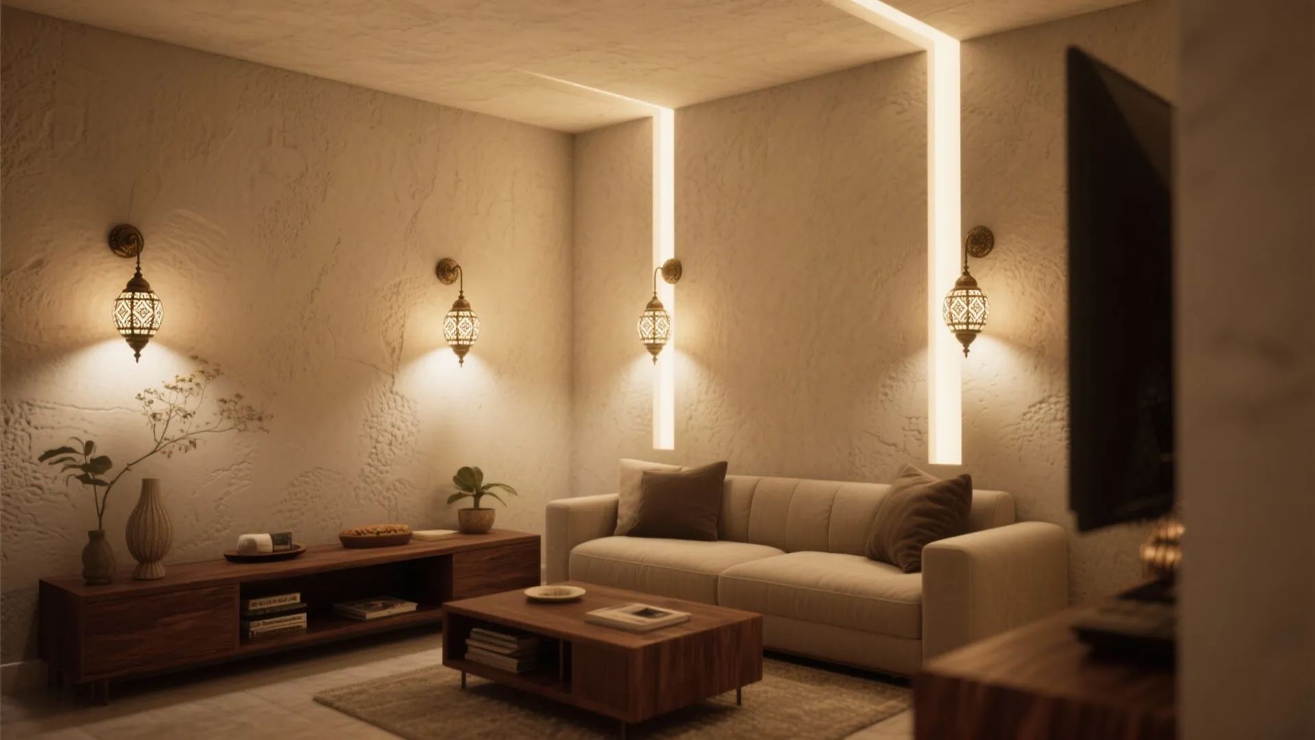 Up-Down Light Sconces to Stretch the Ceiling