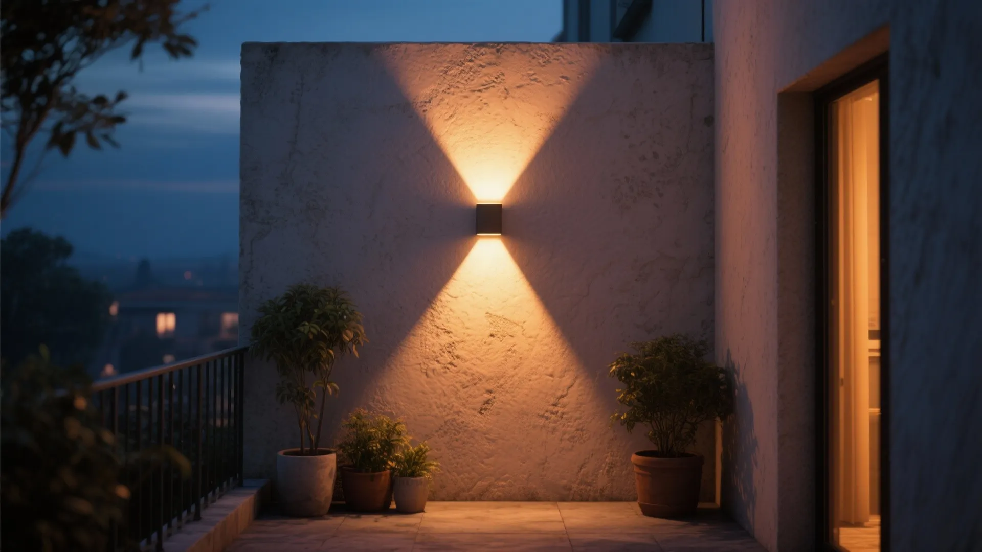2. Up-and-Down Wall Light for Texture