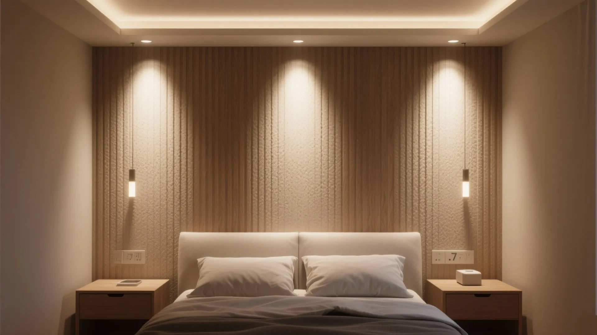 4) Up/down wall washers for ambient calm and architectural interest