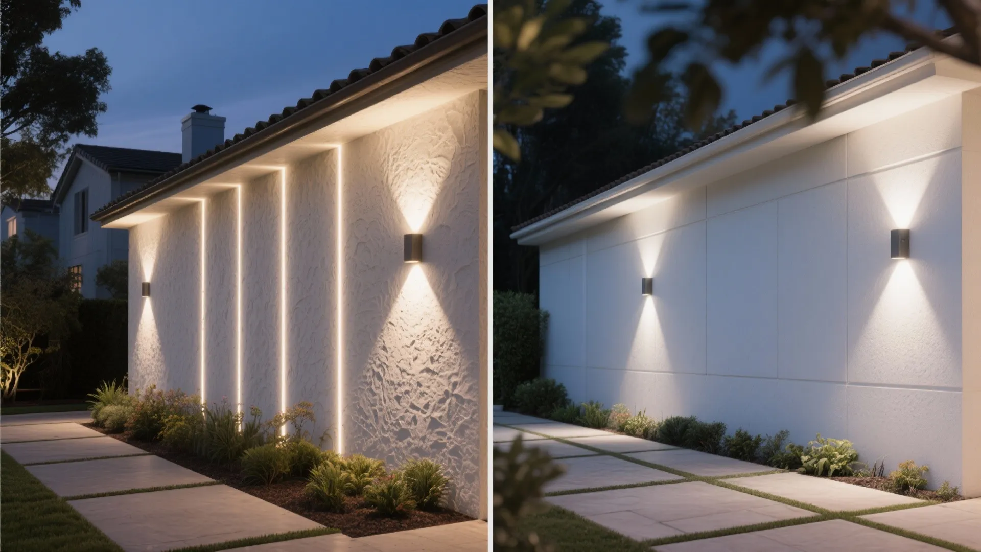 Bi-directional up/down wall washers