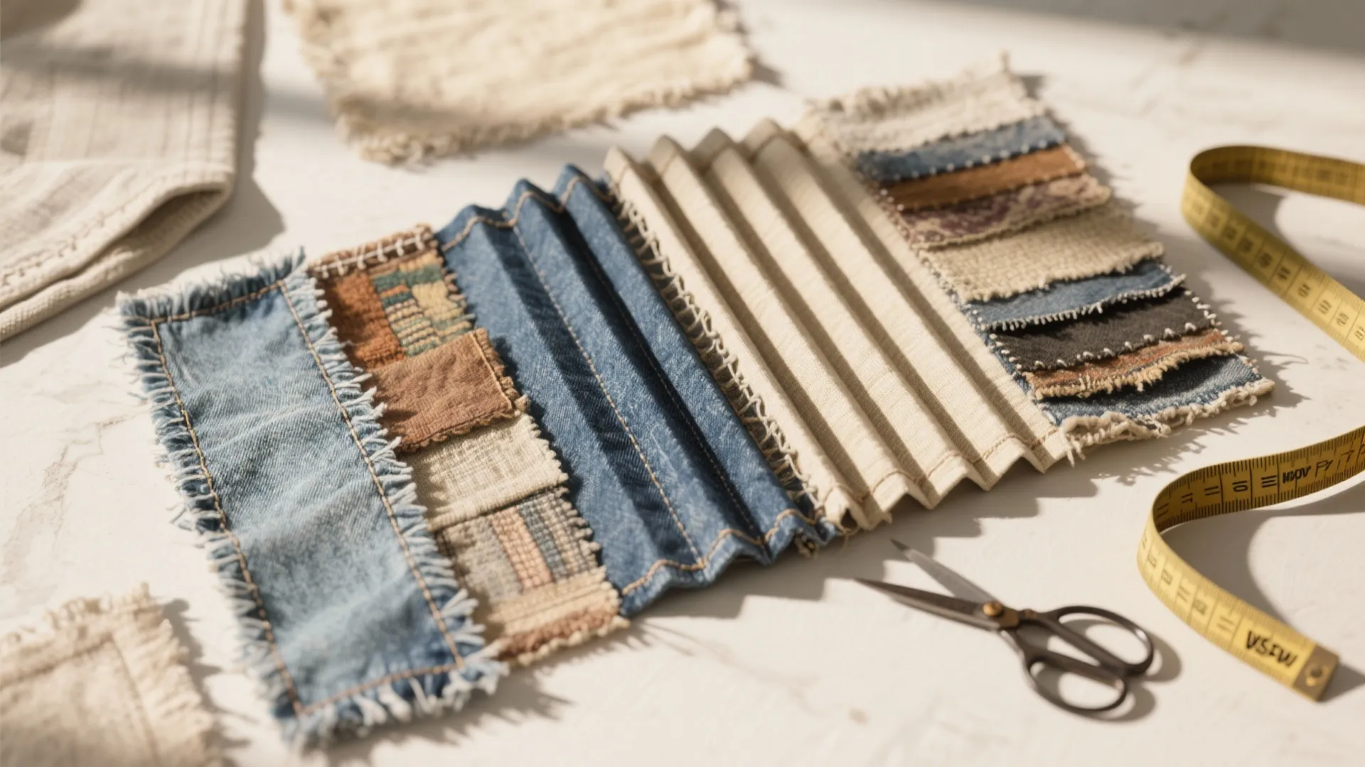 1. Upcycled Fabric Panels