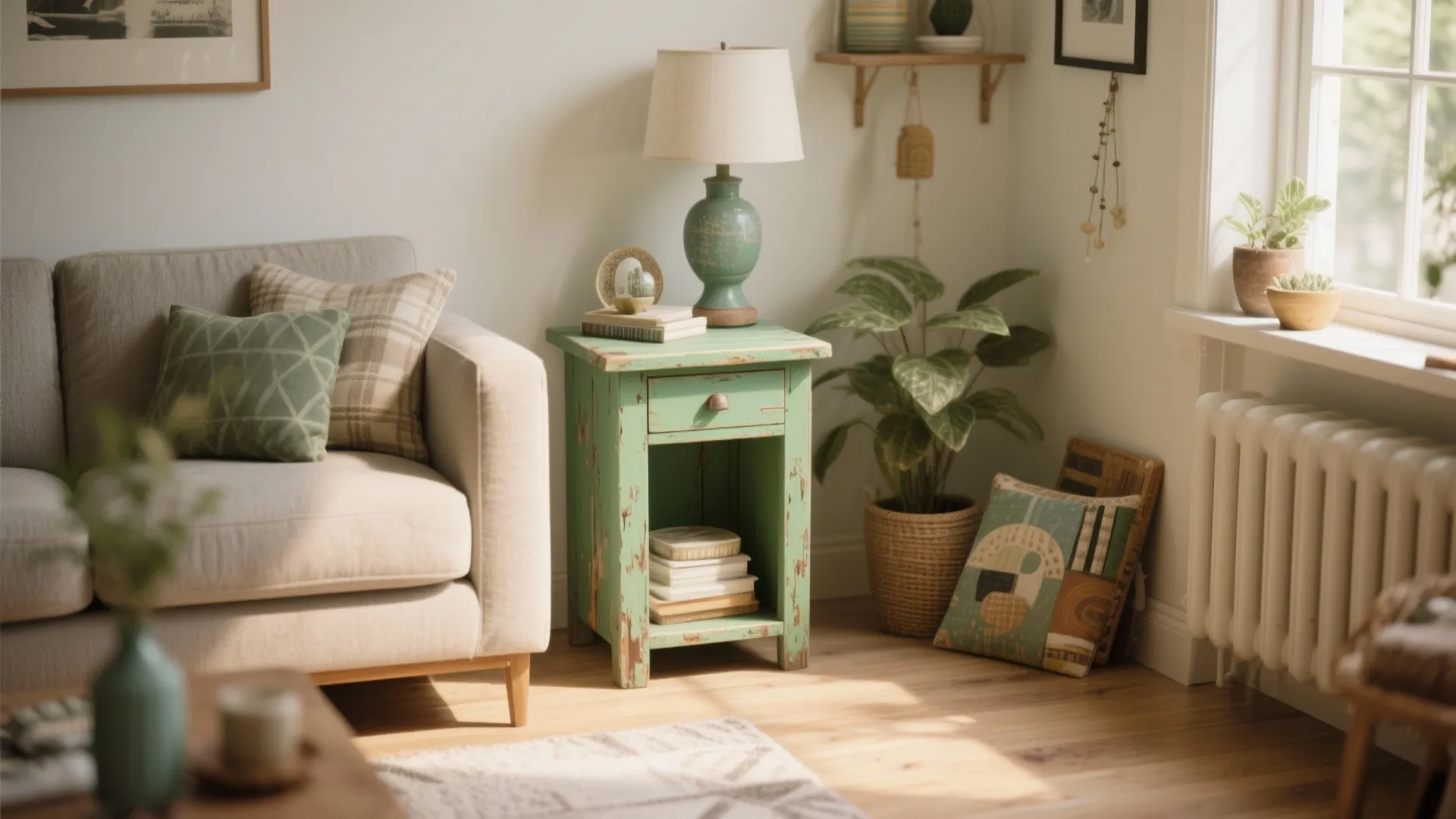10. Upcycled Green Furniture Pieces