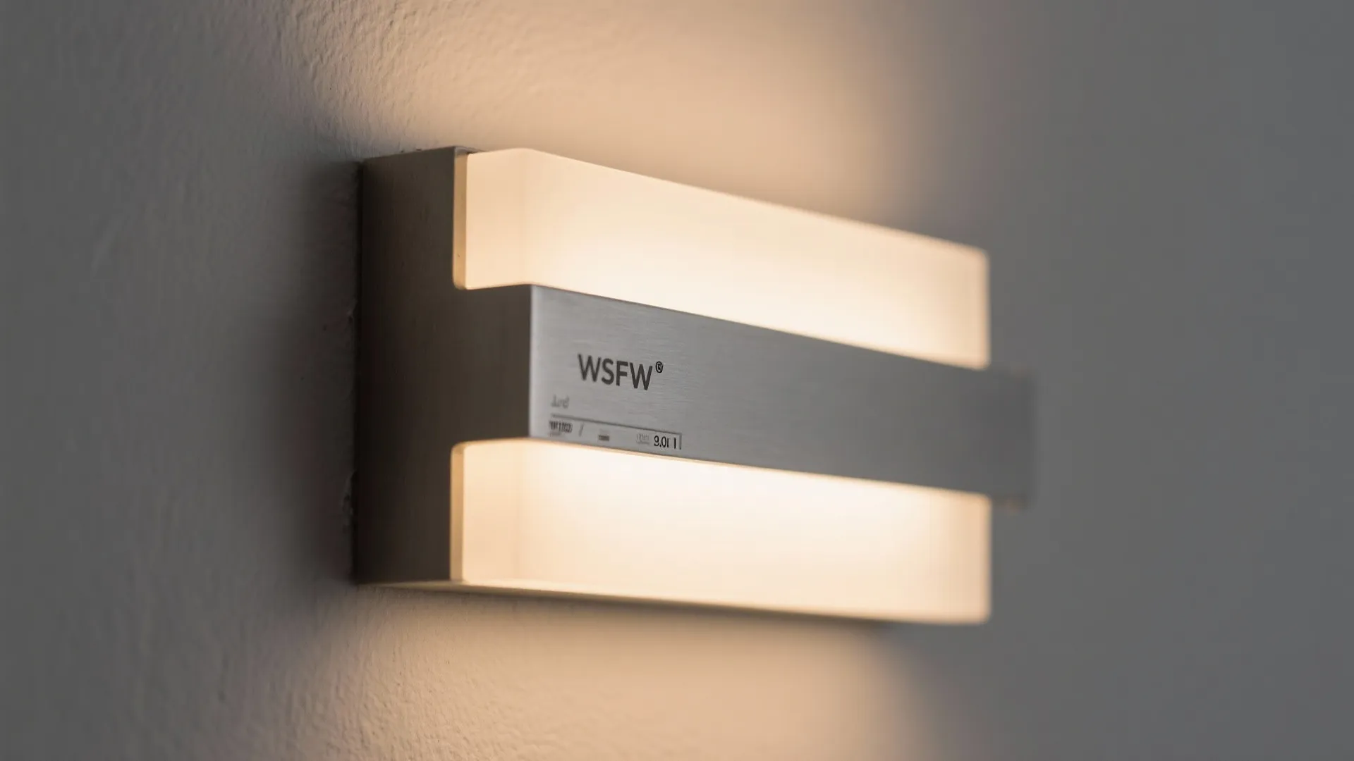 1) Slim sconces with up/down beams for vertical lift