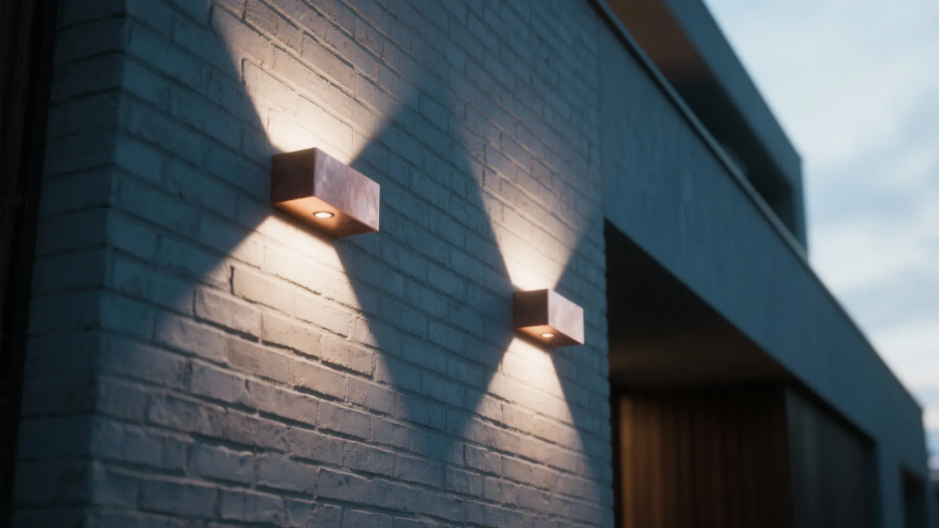 3. Integrated Up/Down Copper Fixtures for Modern Homes