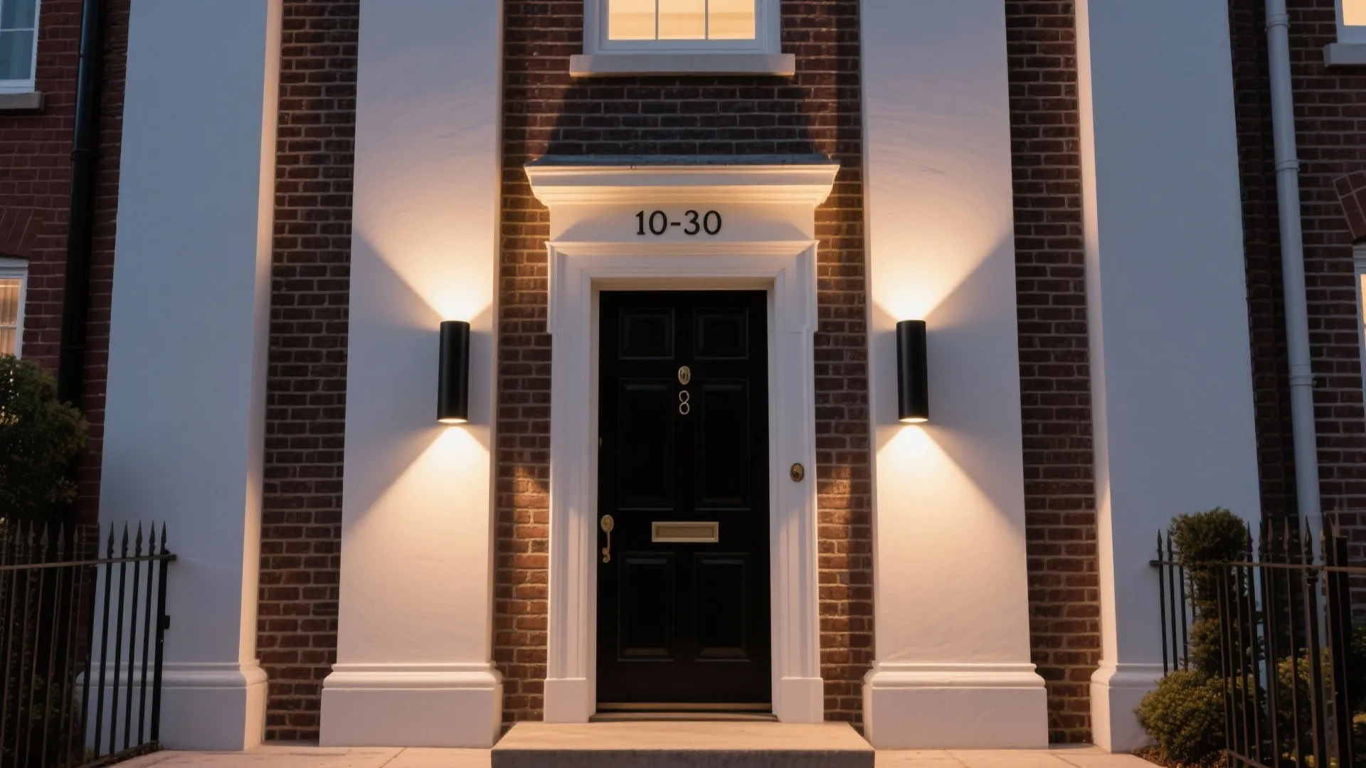 Up/down cylinders for vertical emphasis