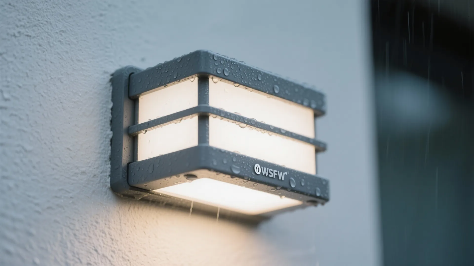 Layered lighting with wet-rated up/down fixtures