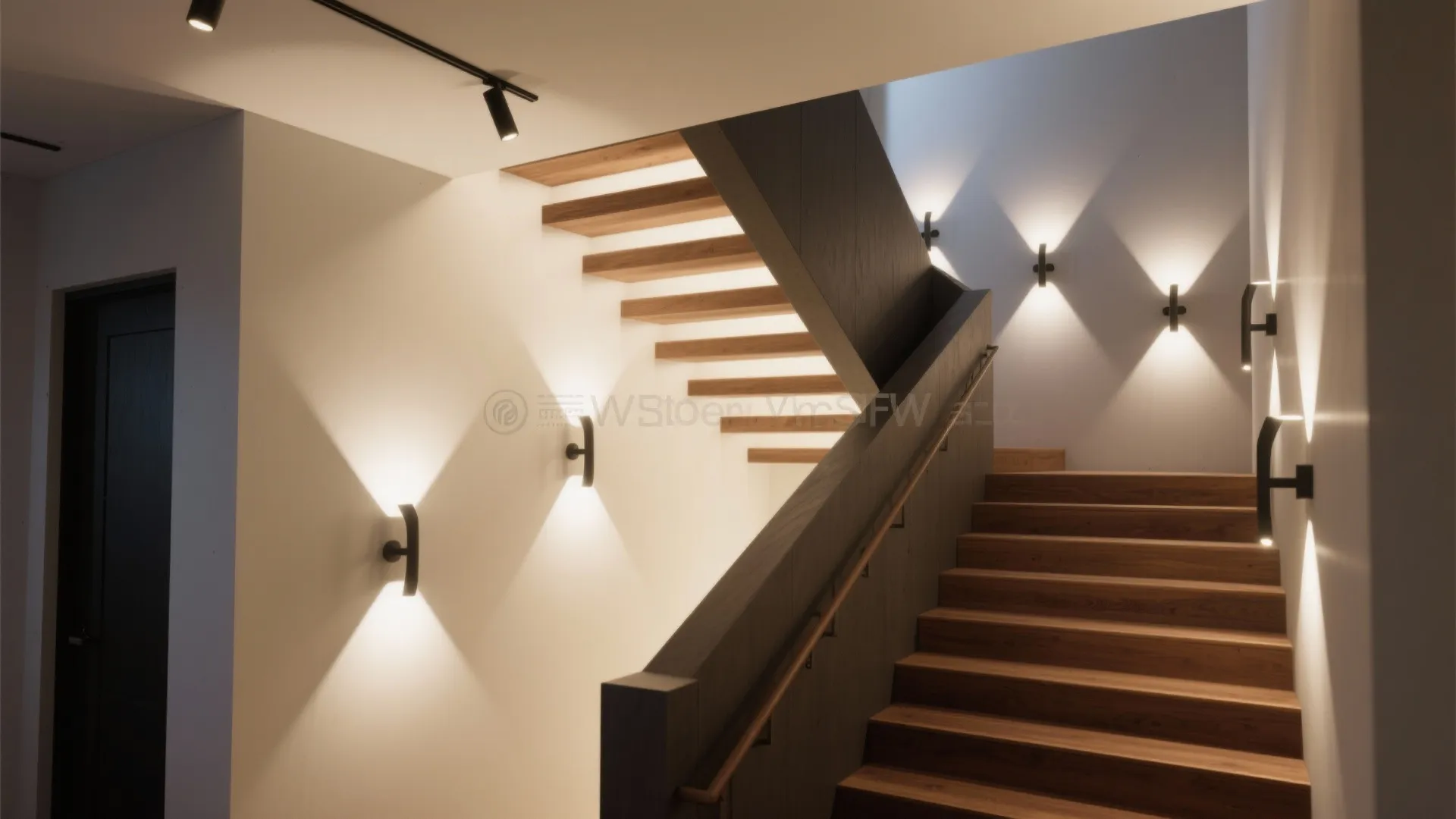 Wall sconces with layered up/down light