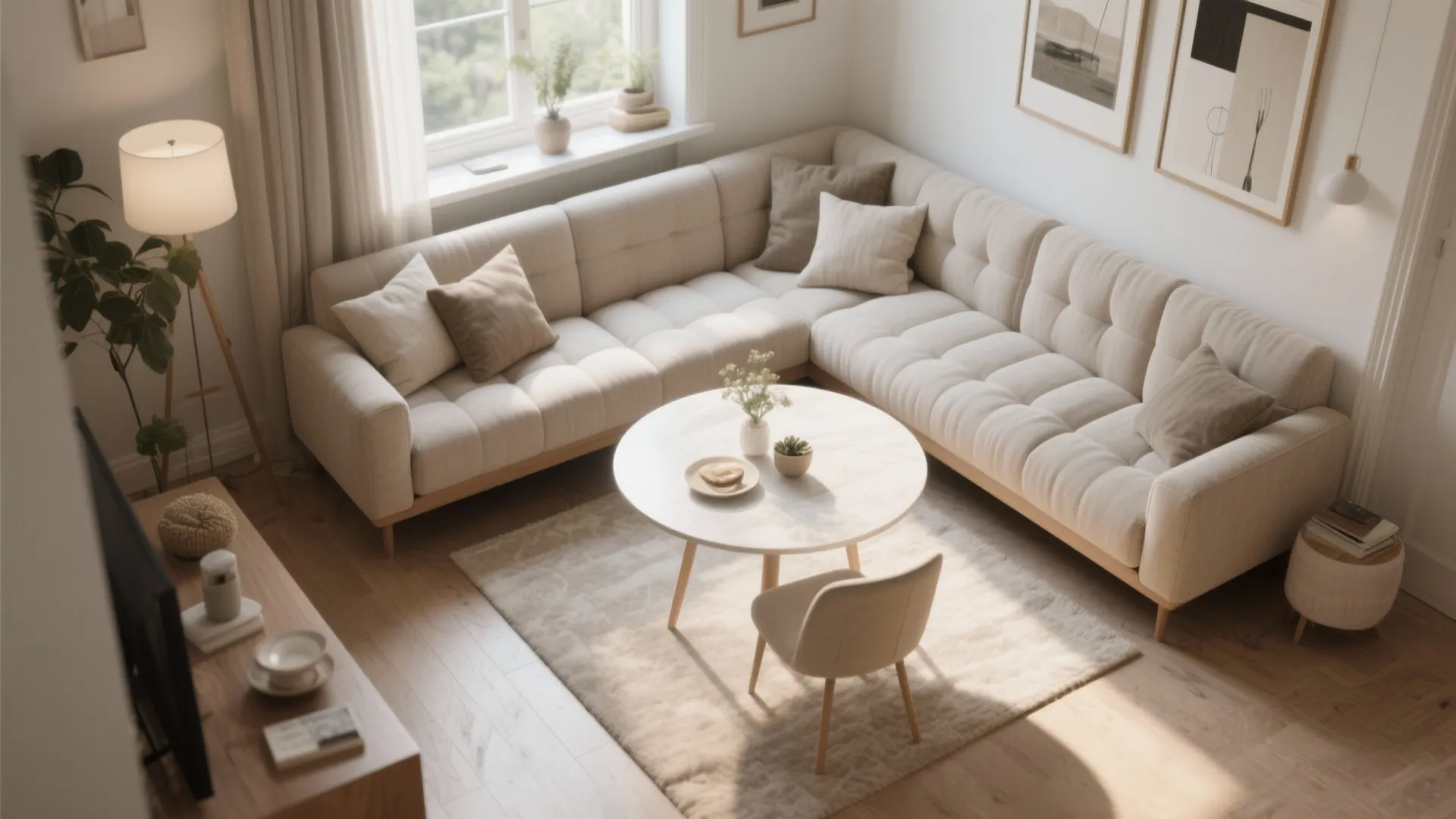 7. Upholstered Corner Bench