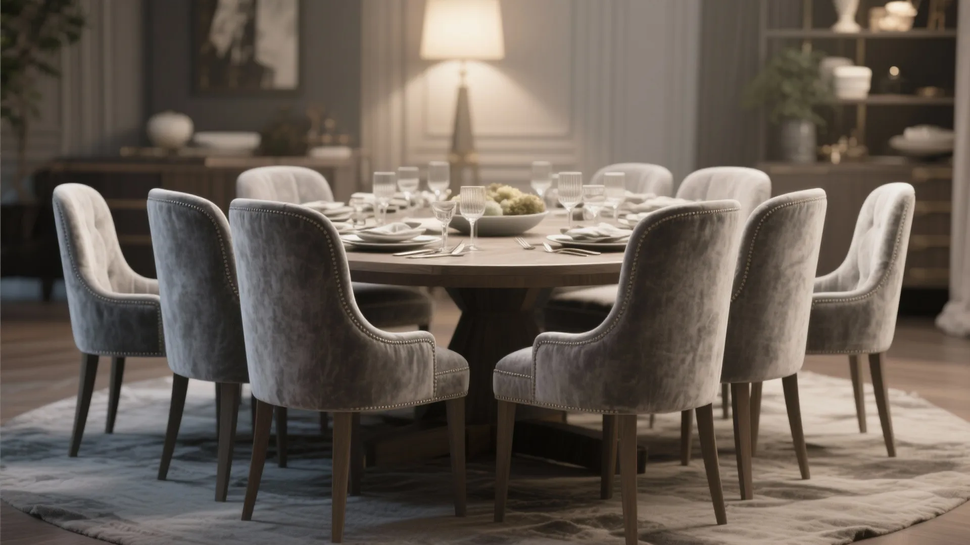 5. Upholstered Gray for Comfort