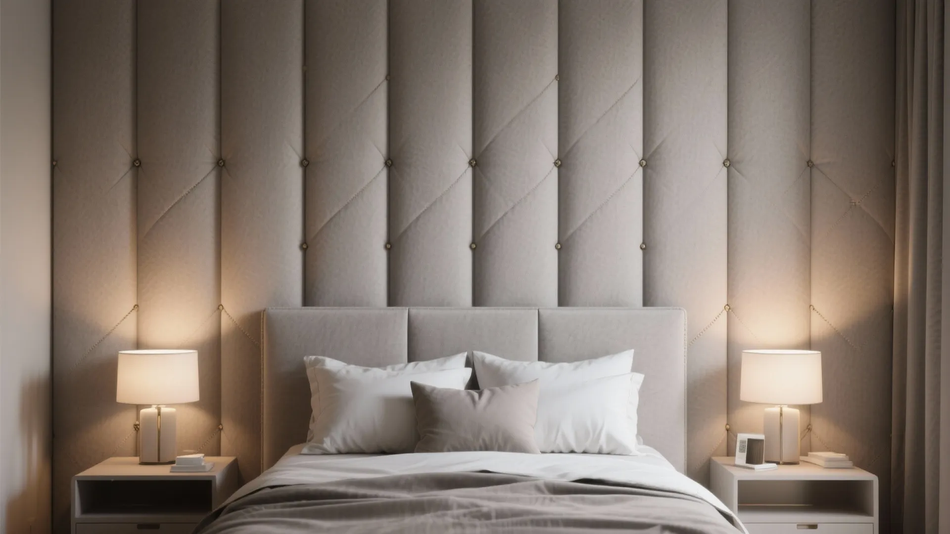 4. Upholstered Headboard Wall