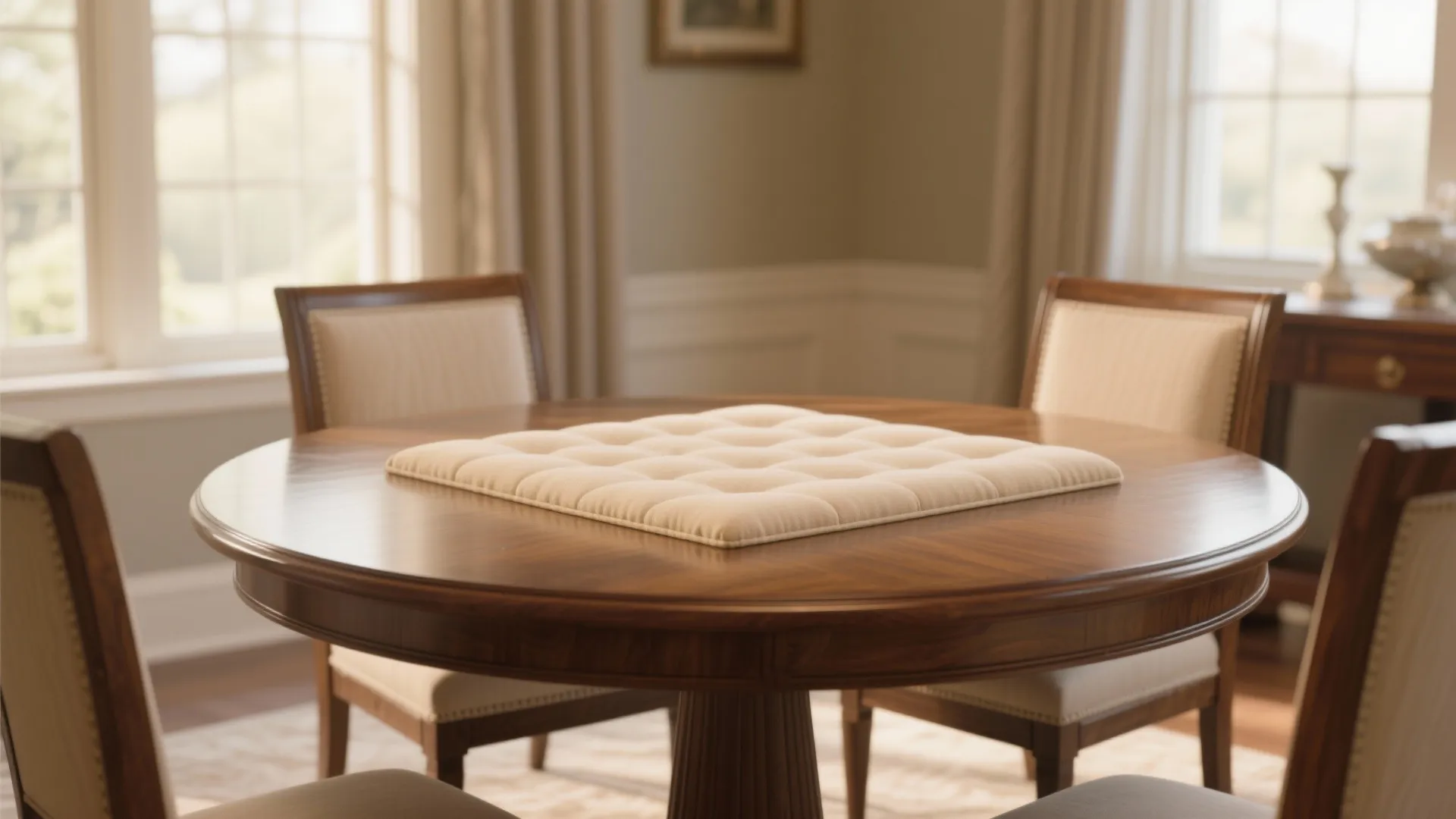 6. Upholstered Inset for a Soft Touch