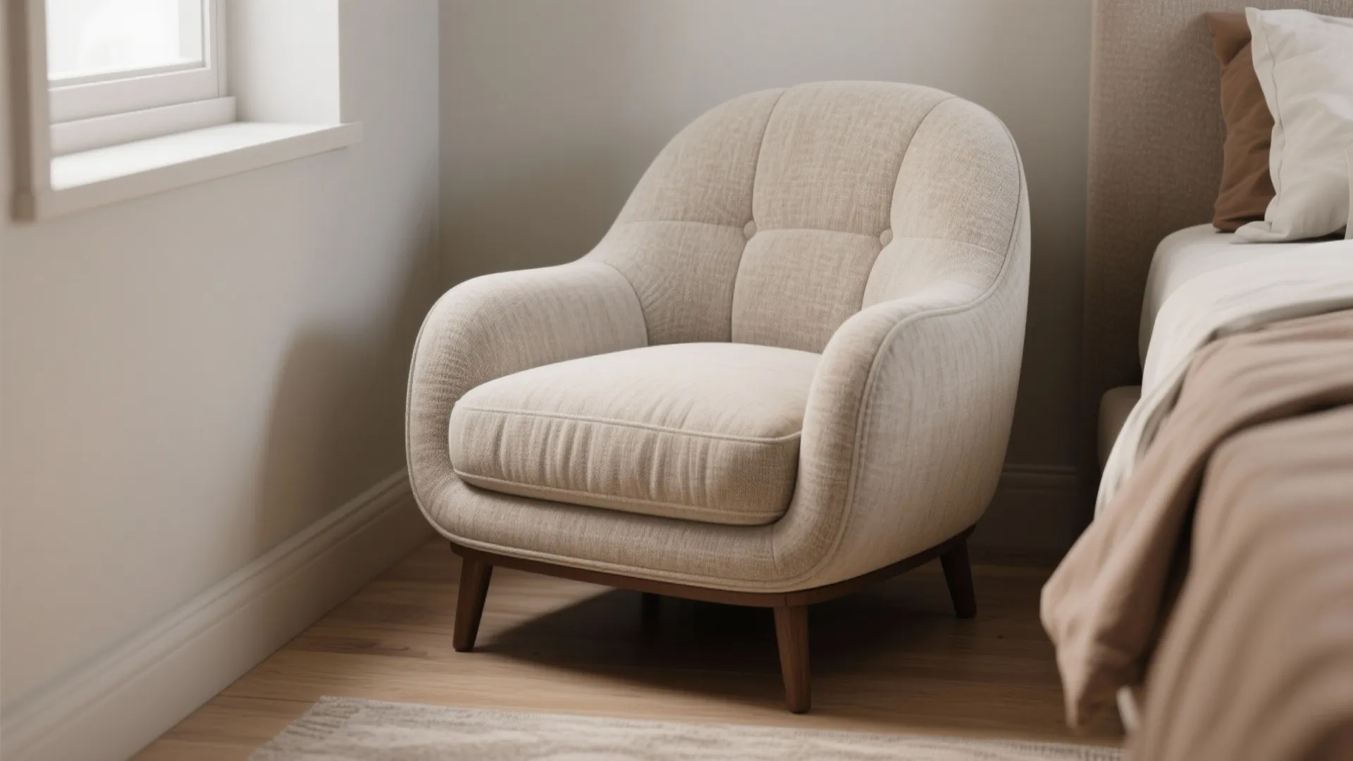6. Upholstered Slipper Chair
