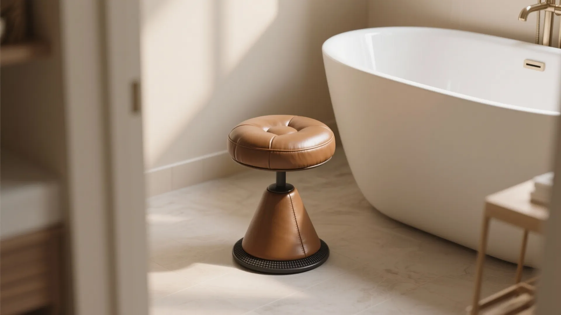 Freestanding Upholstered Stool