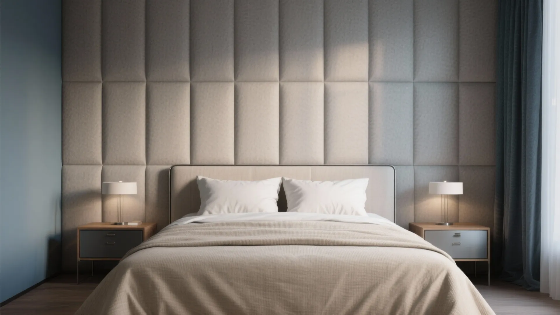 Upholstered or Acoustic Headboard Wall