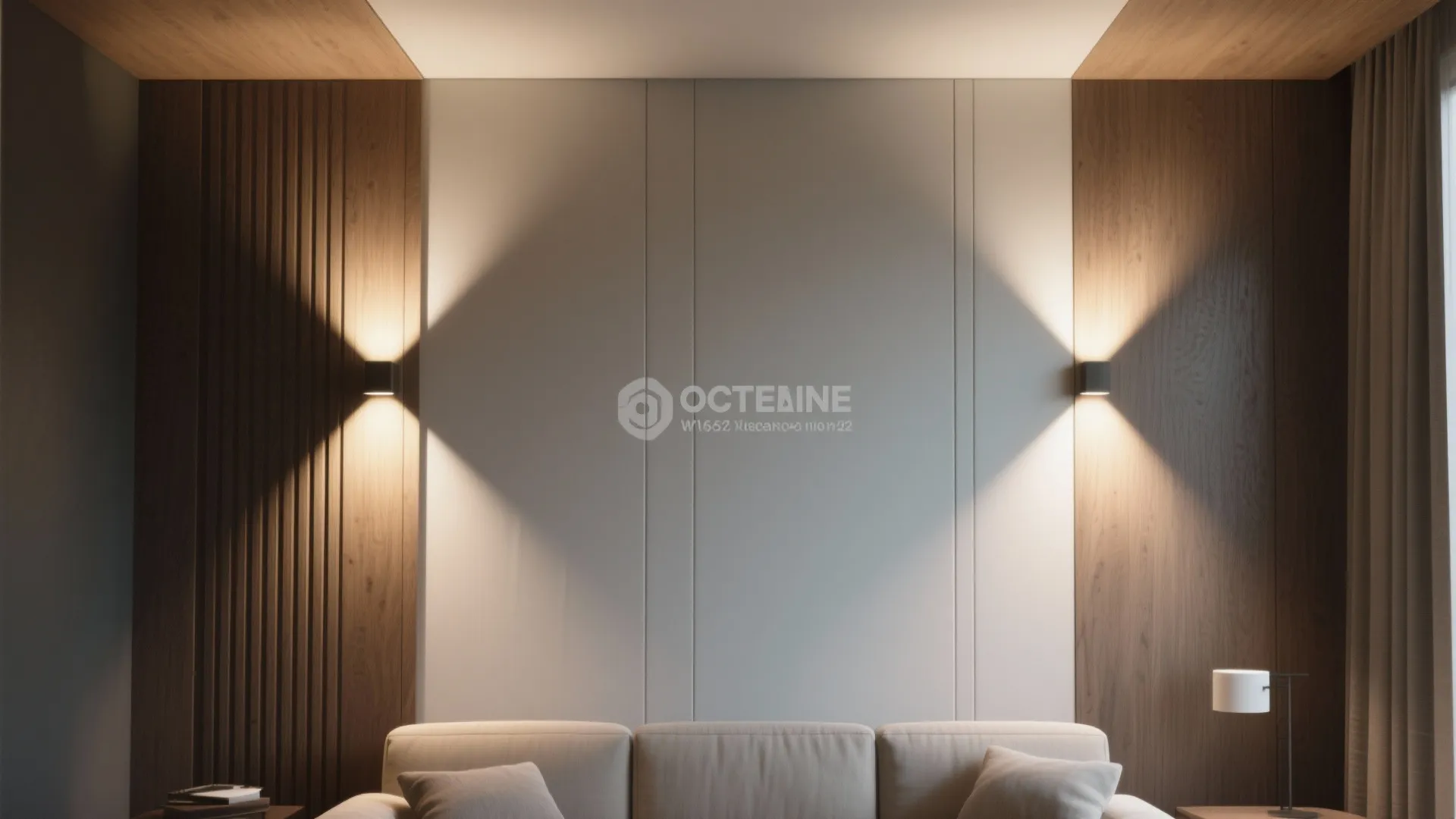 2. Layered uplight and downlight fixtures to lift ceilings