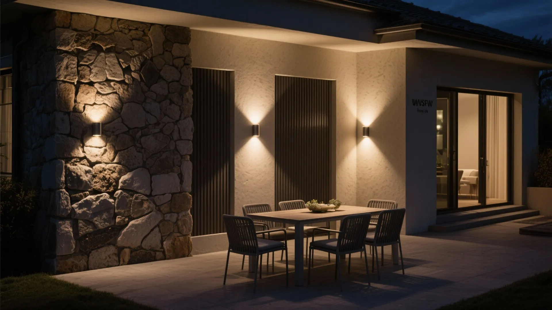 Uplighting architectural textures