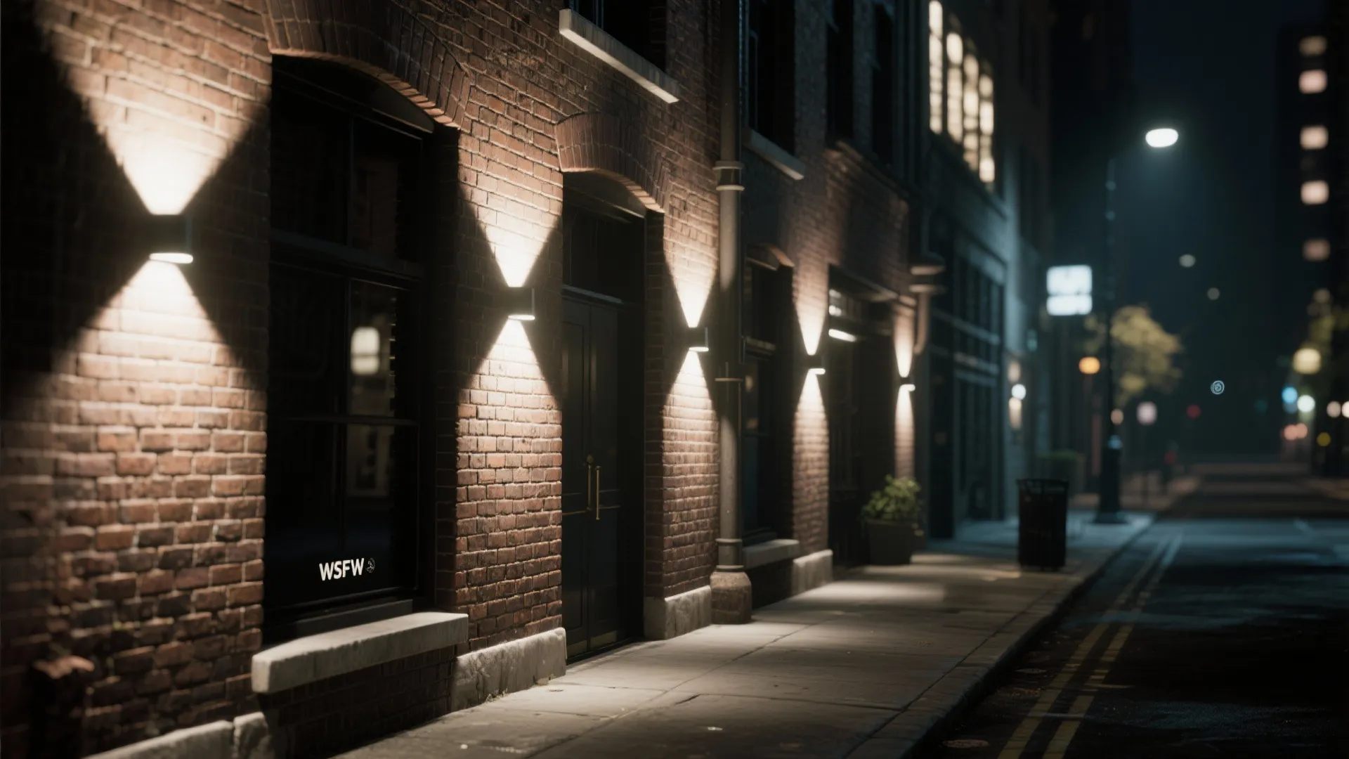 4. Accent Uplighters to Highlight Texture