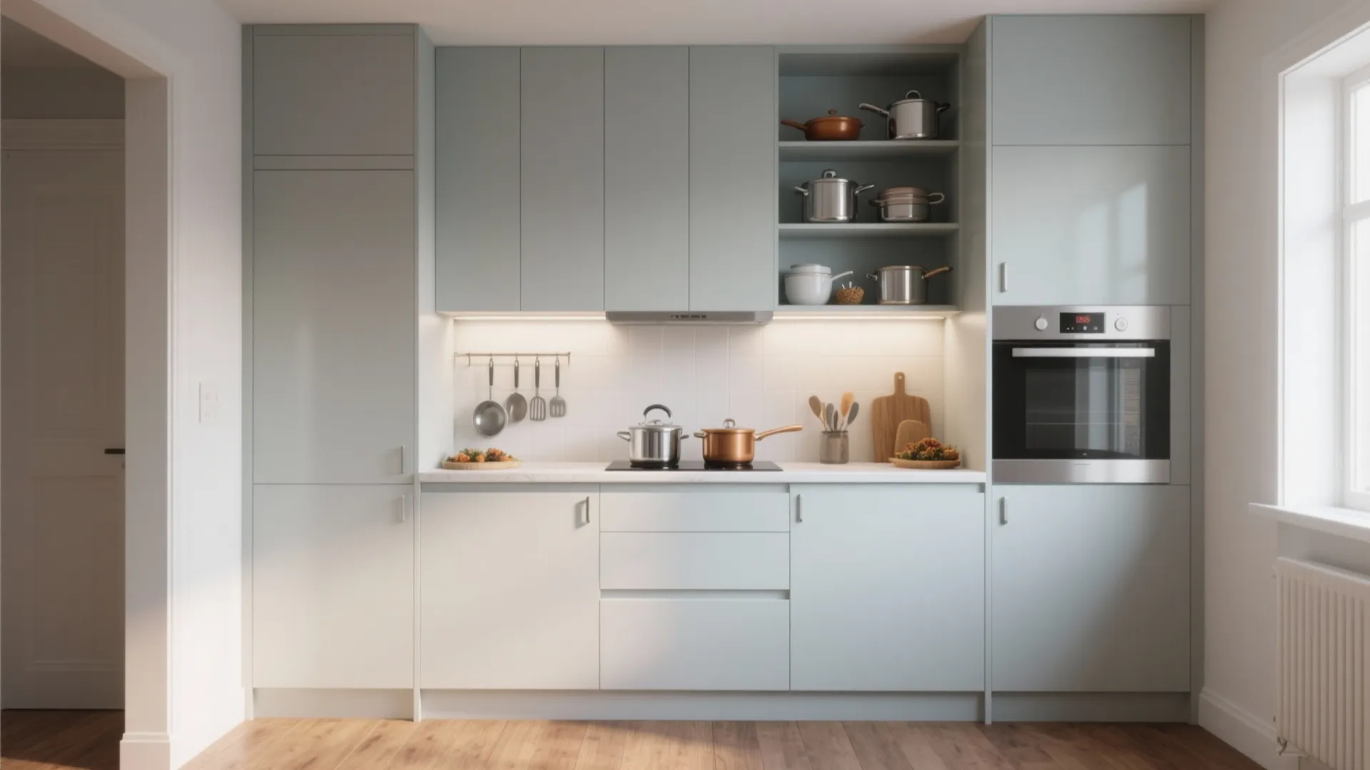 1. Upper Cabinets to the Ceiling