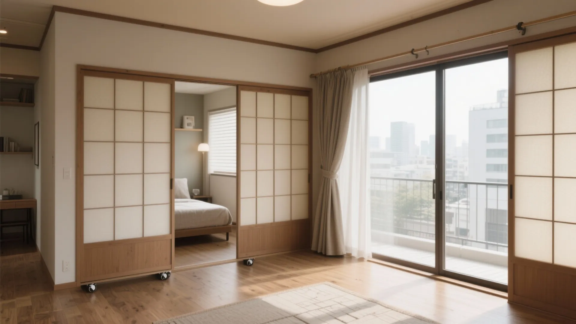 Tips 5: 可動式仕切りで季節と来客に合わせて変える