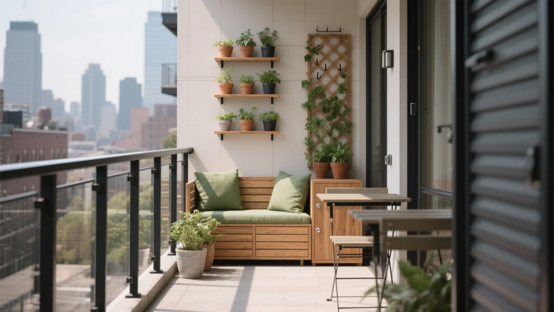 5 Apartment Balcony Storage Ideas