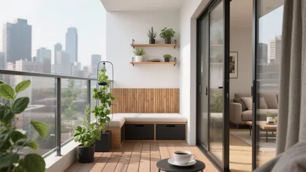 Balcony design for apartment: 5 small-space ideas
